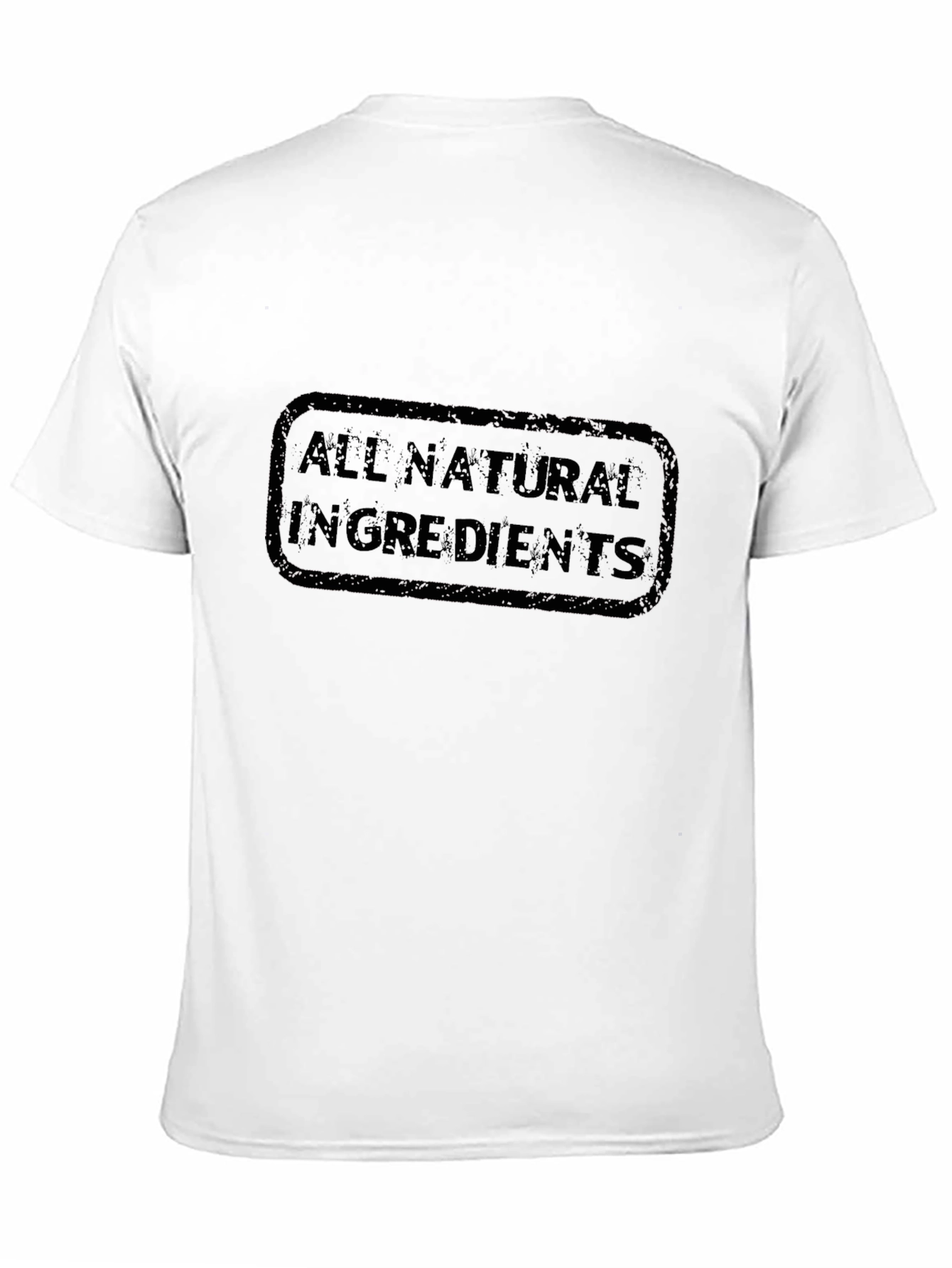 All Natural Ingredients Black T-Shirt