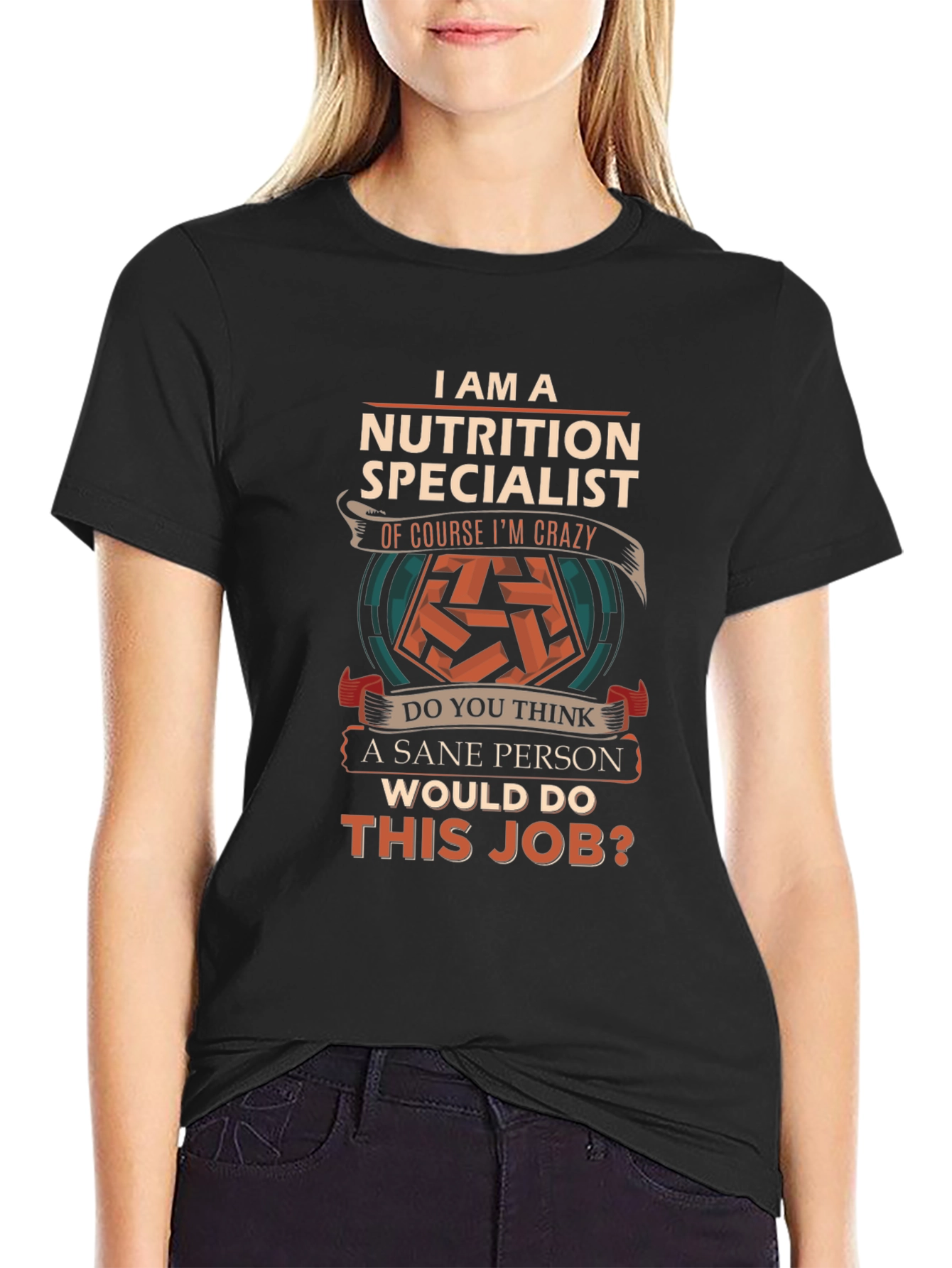 Nutrition Specialist Crazy Job T-Shirt