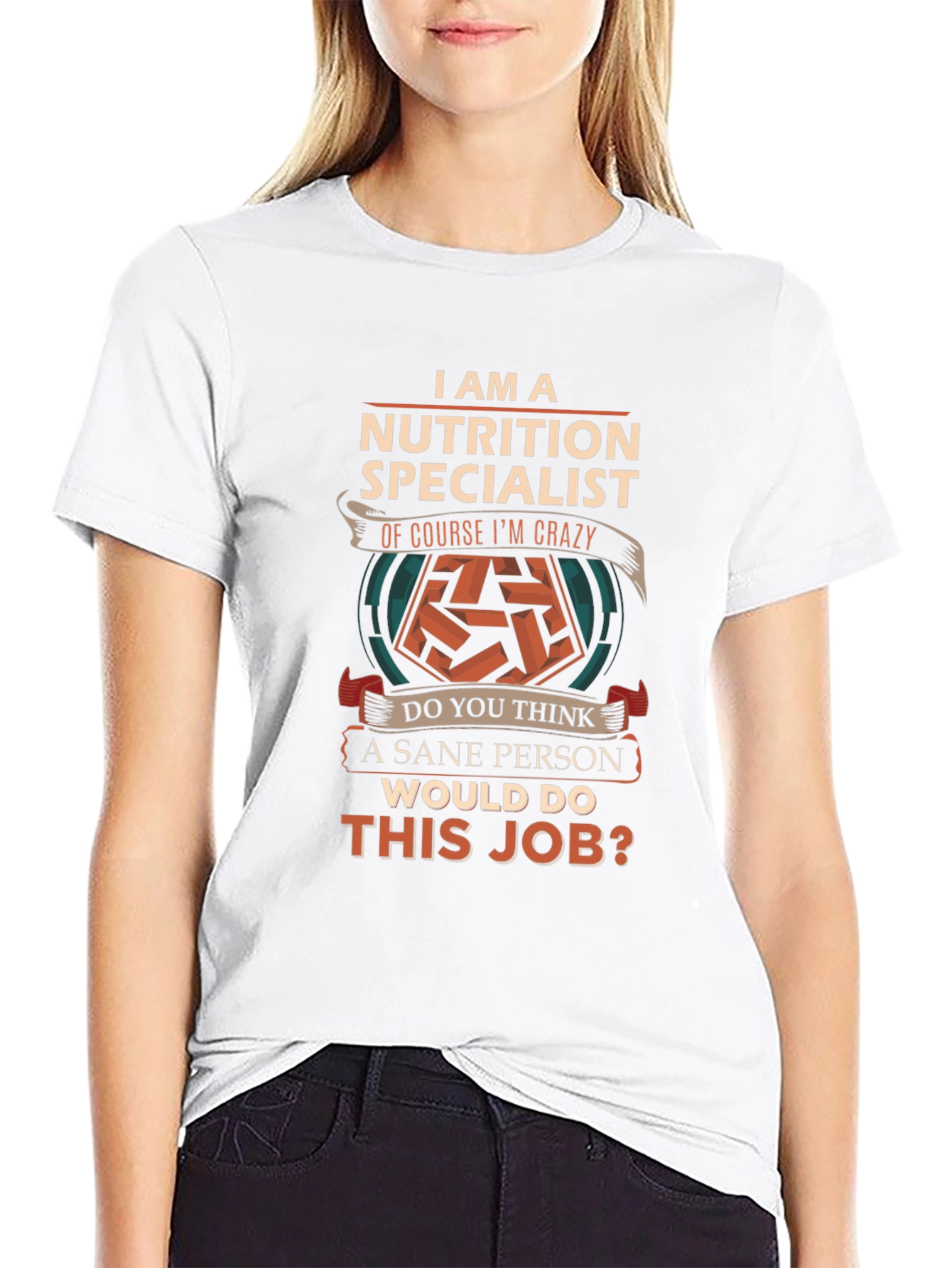 Nutrition Specialist Crazy Job T-Shirt
