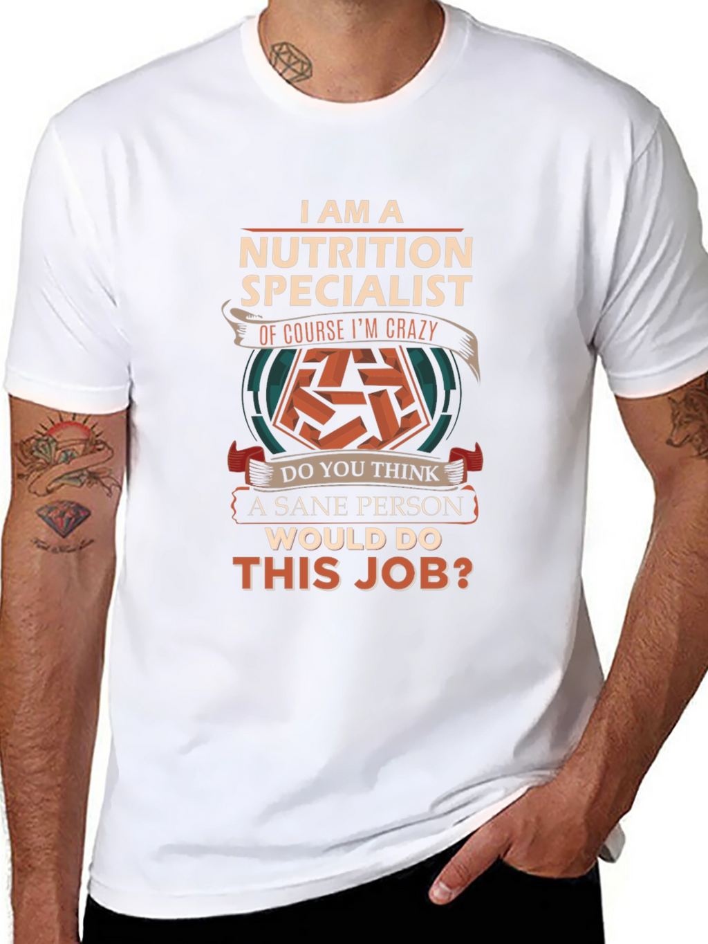 Nutrition Specialist Crazy Job T-Shirt