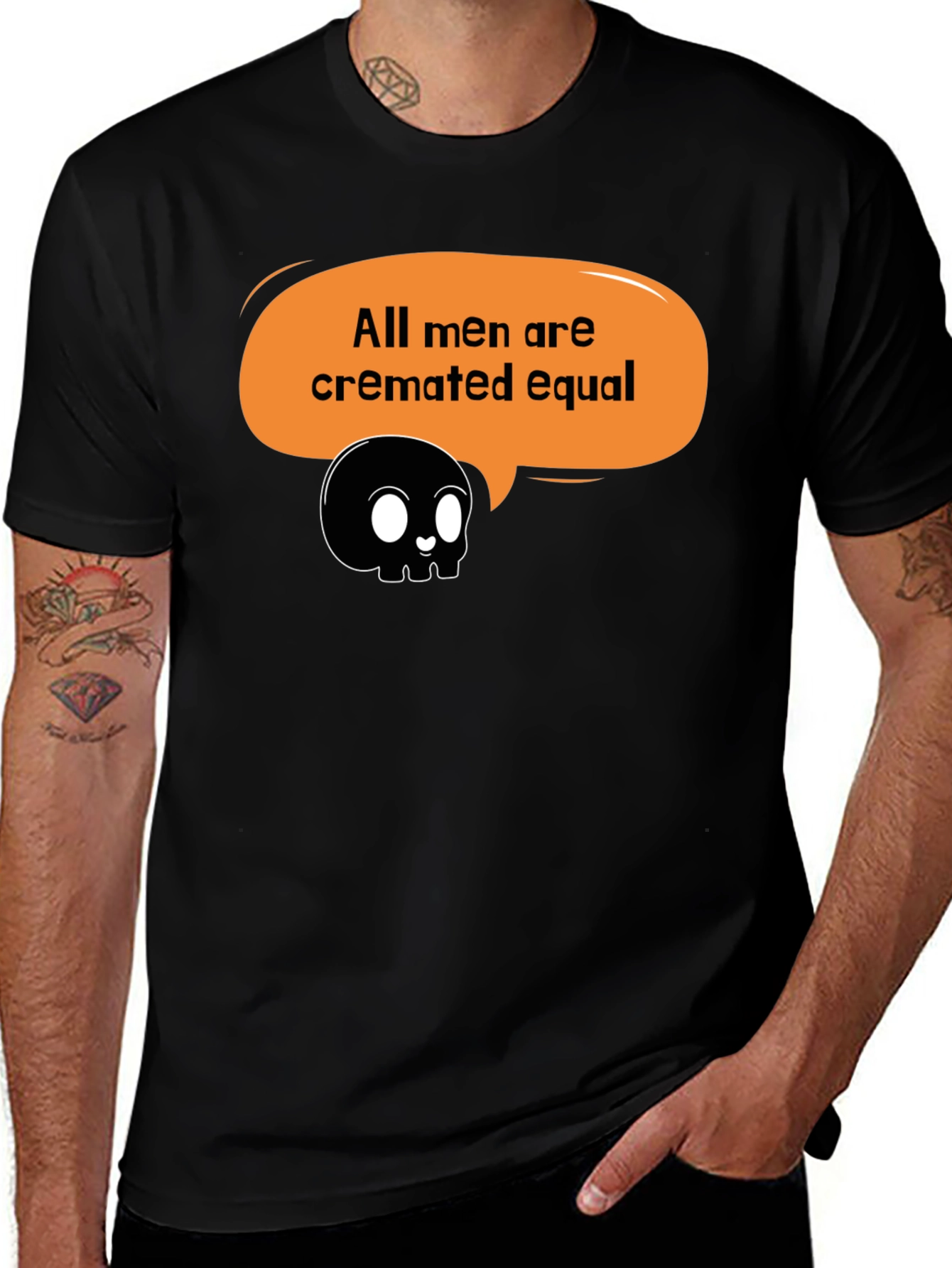 All Men Cremated Equal Graphic Tee