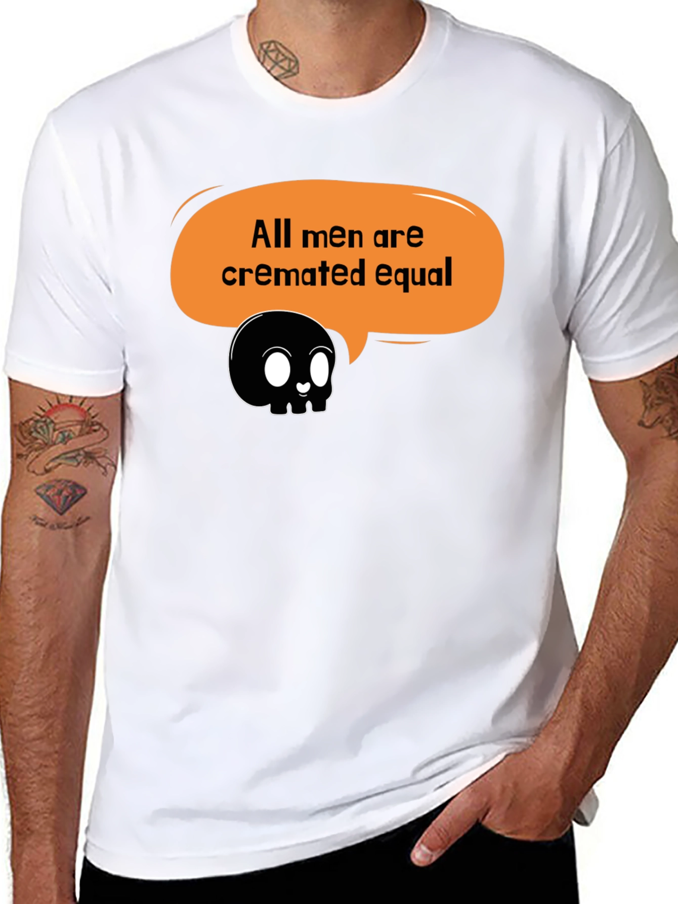 All Men Cremated Equal Graphic Tee