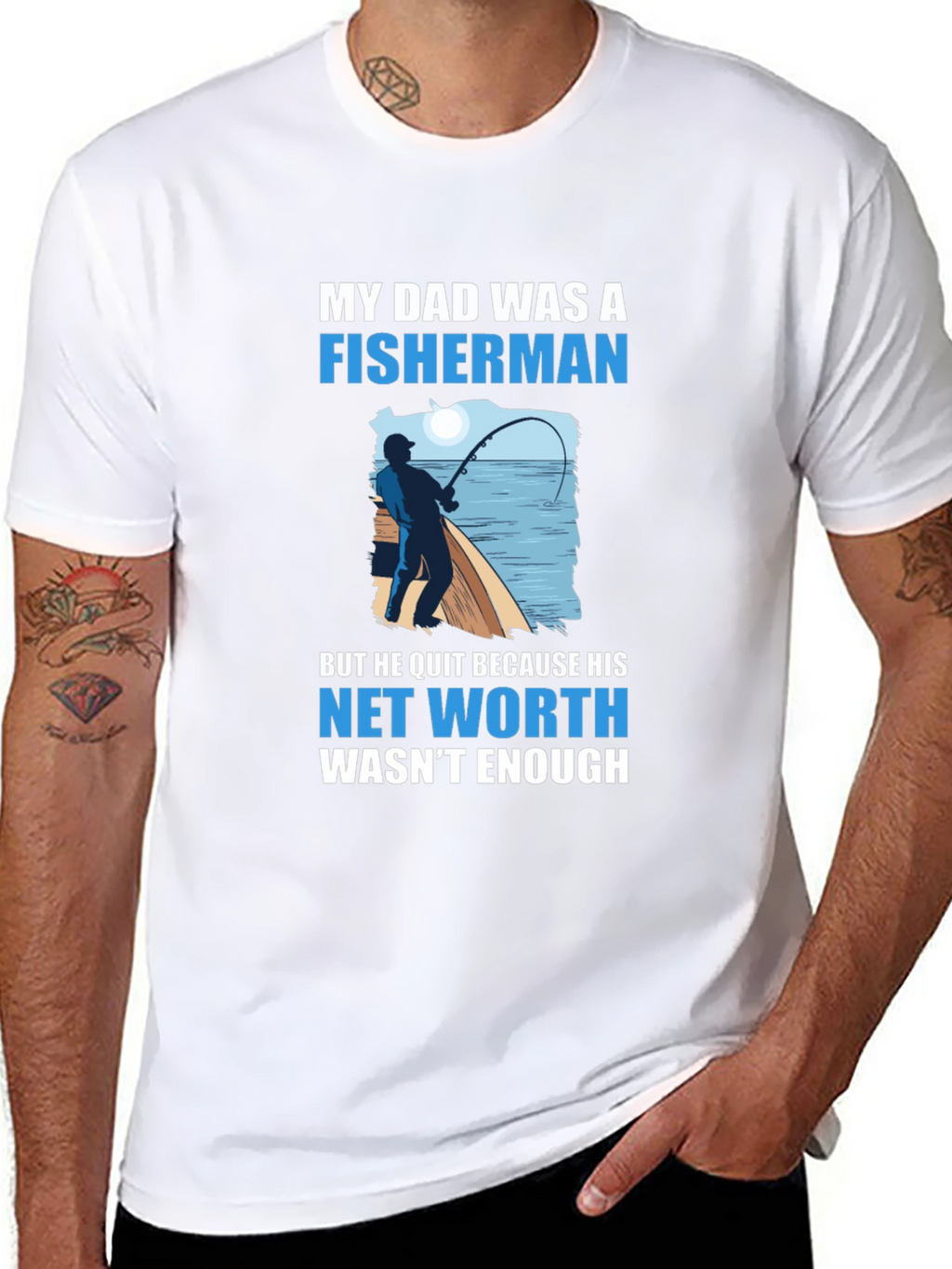 Fisherman Dad Joke T-Shirt