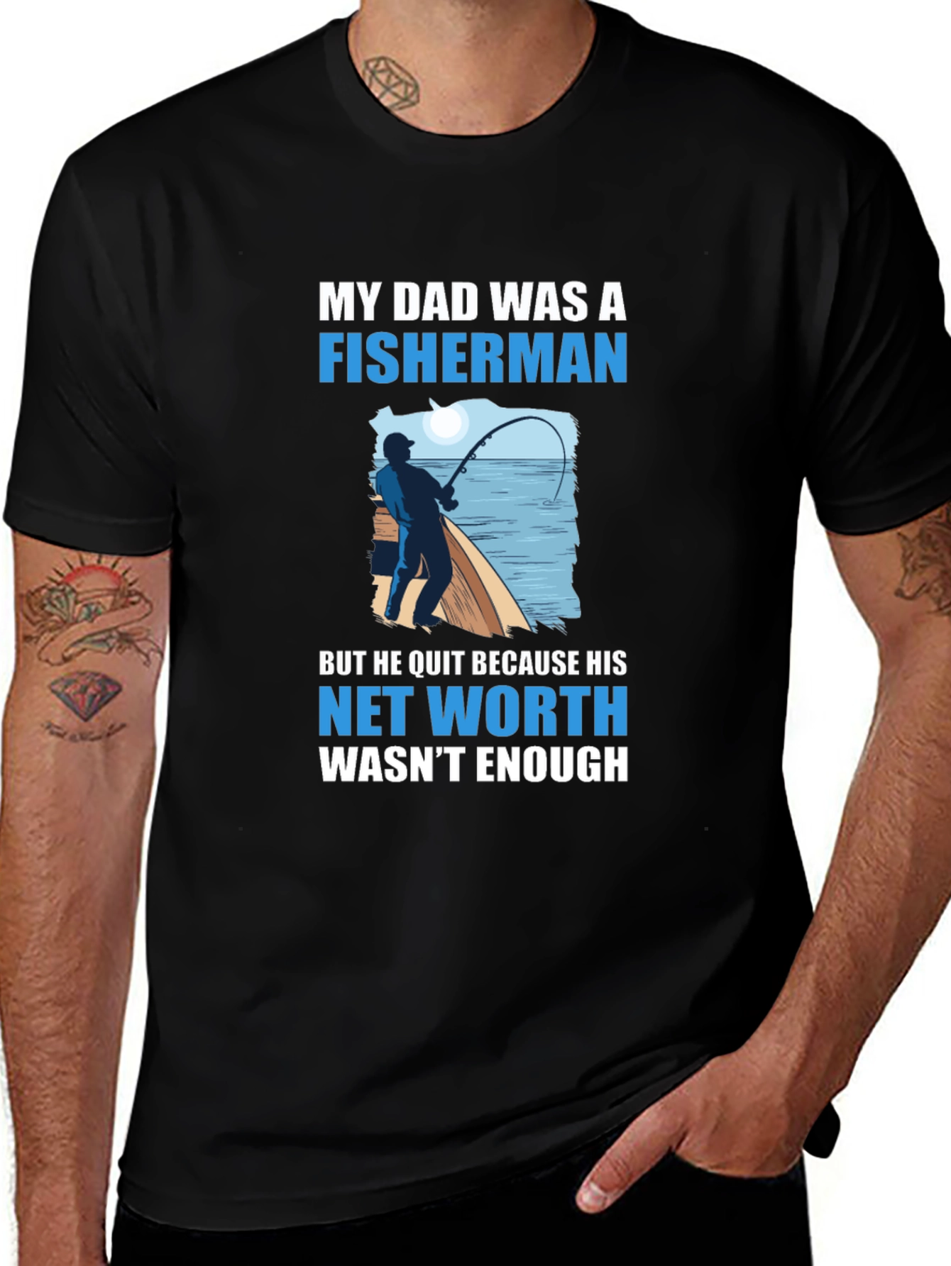 Fisherman Dad Joke T-Shirt