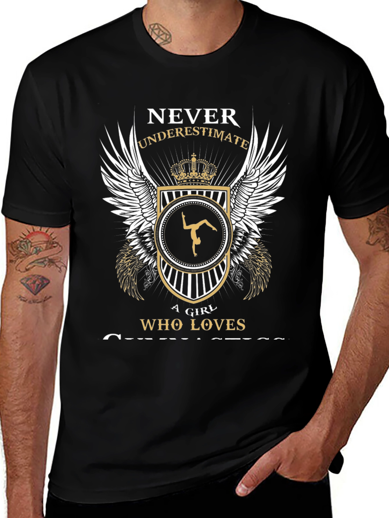 Gymnast Lover T-Shirt: Never Underestimate a Girl