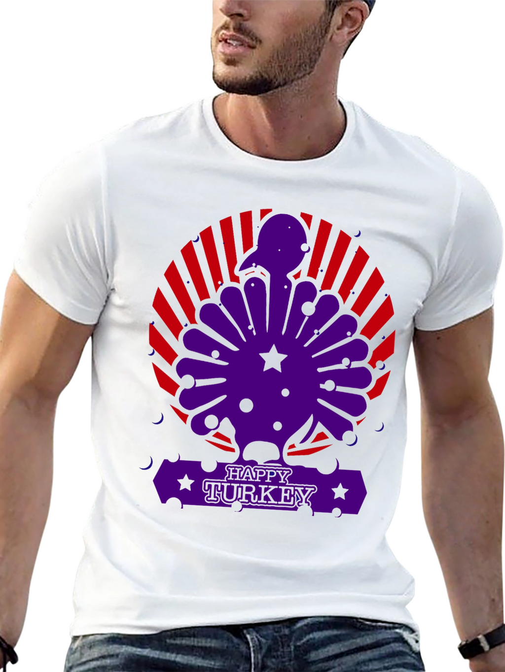Happy Turkey Graphic Tee