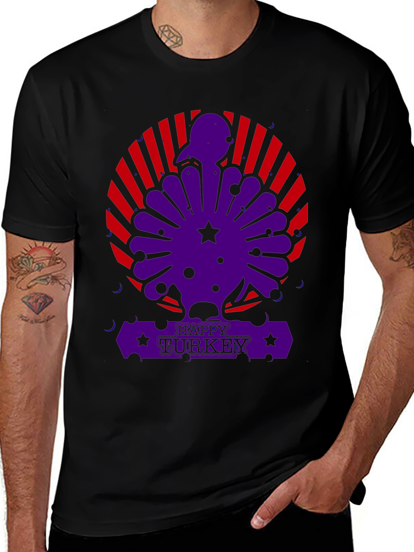 Happy Turkey Graphic Tee