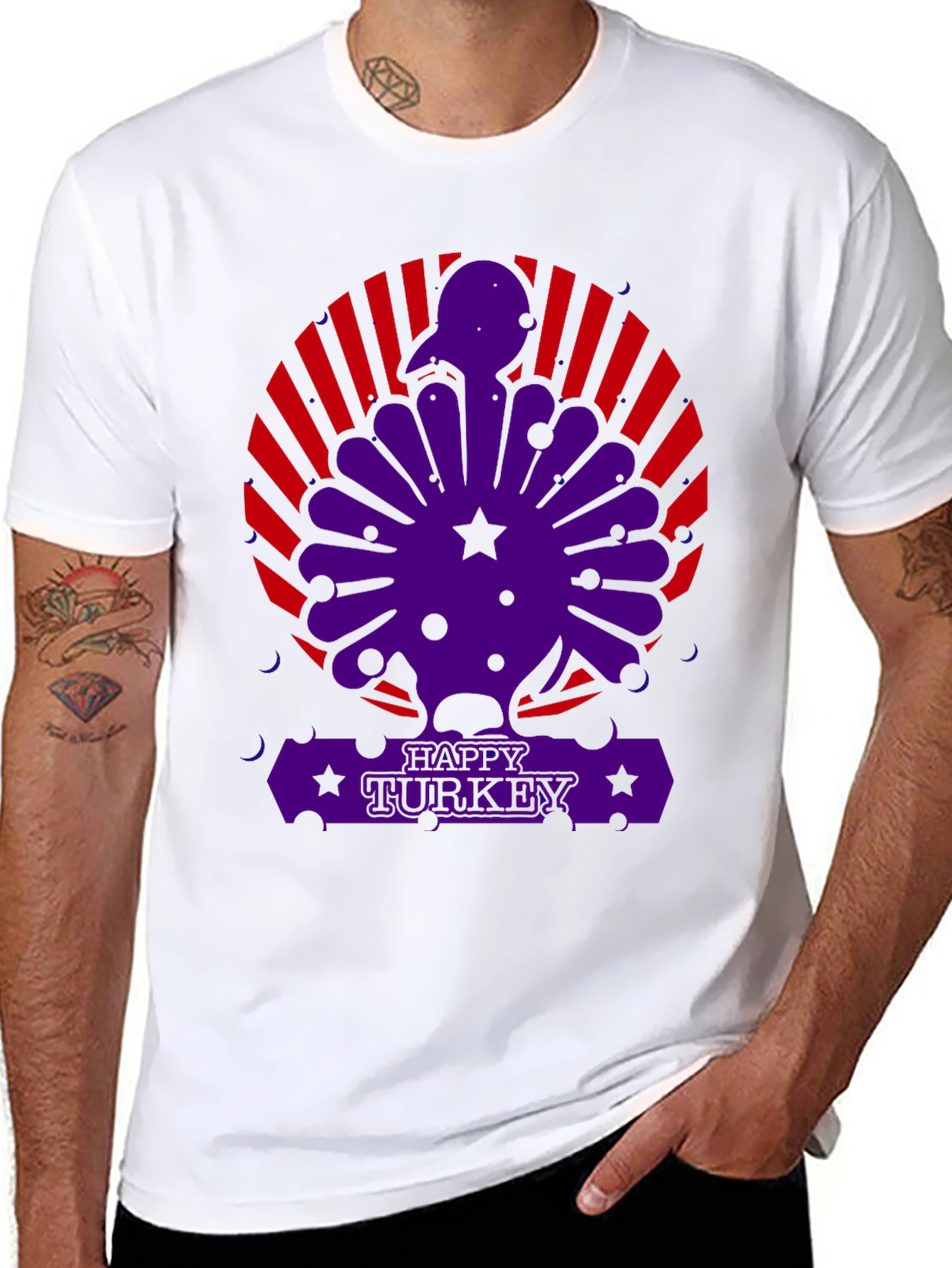 Happy Turkey Graphic Tee