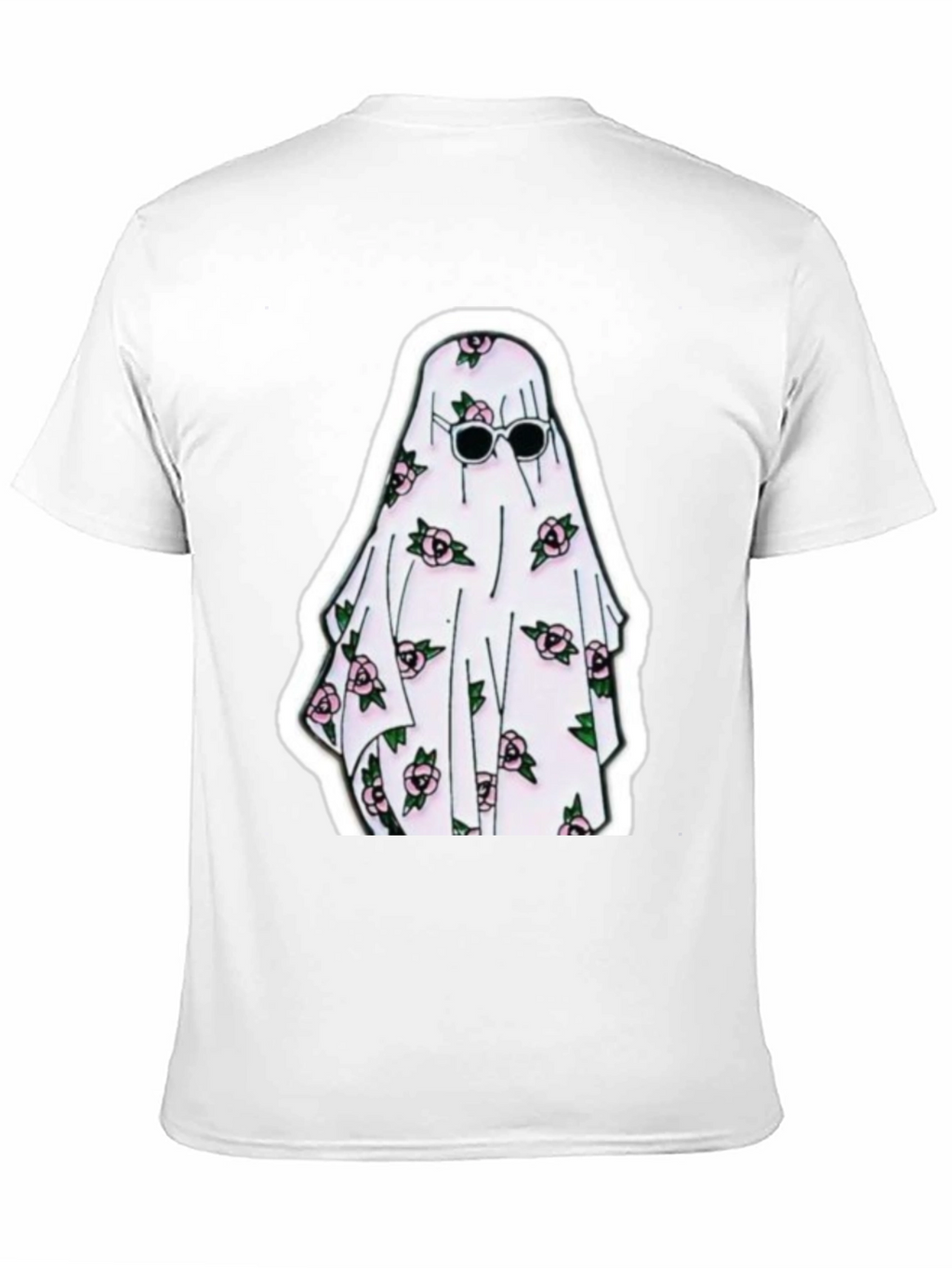 Ghost with Roses Graphic Tee