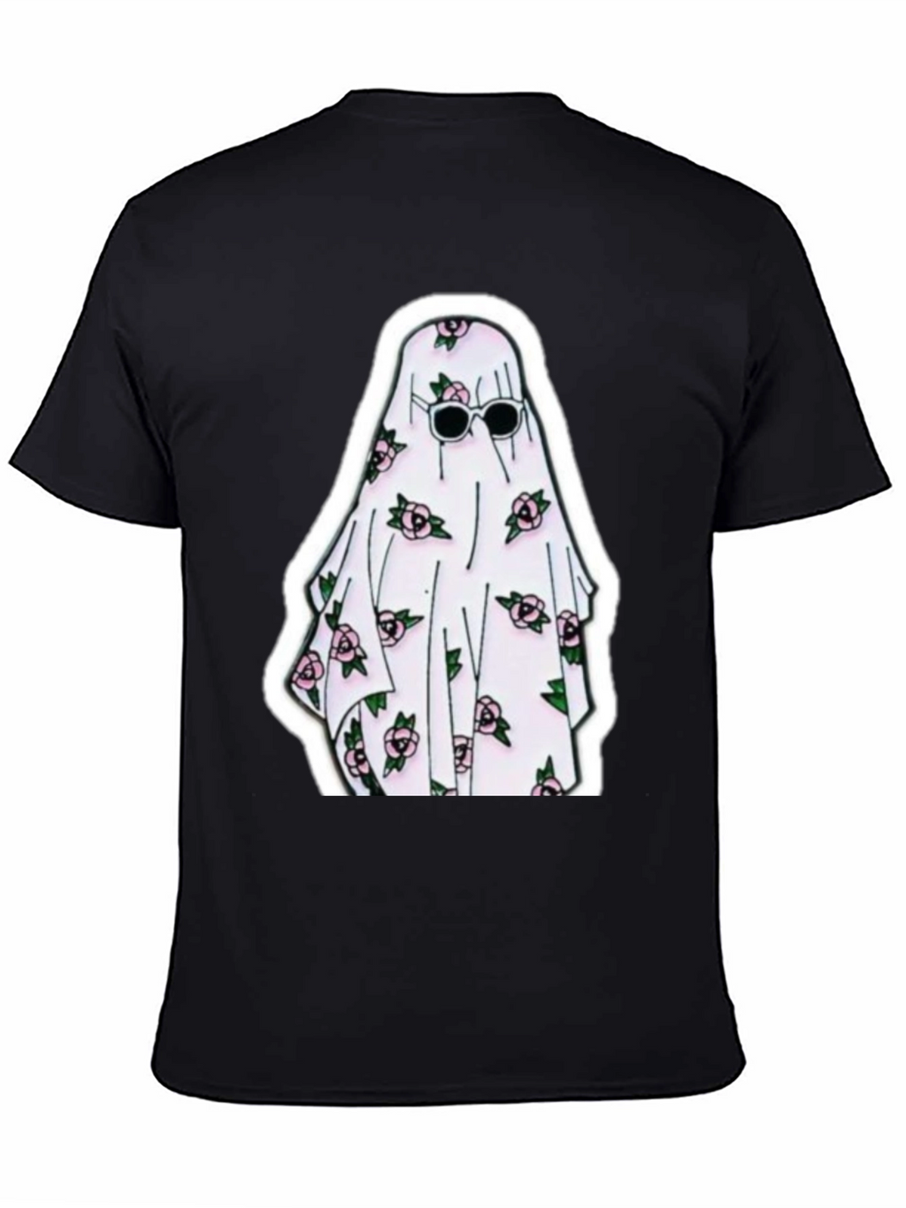 Ghost with Roses Graphic Tee