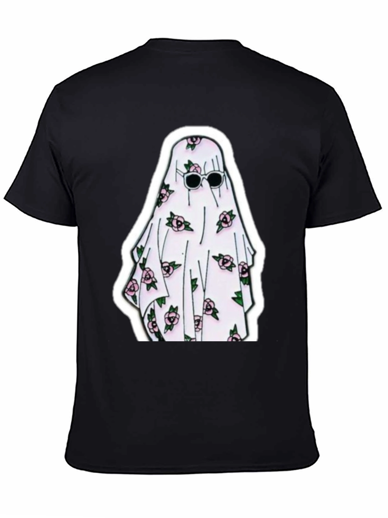 Ghost with Roses Graphic Tee