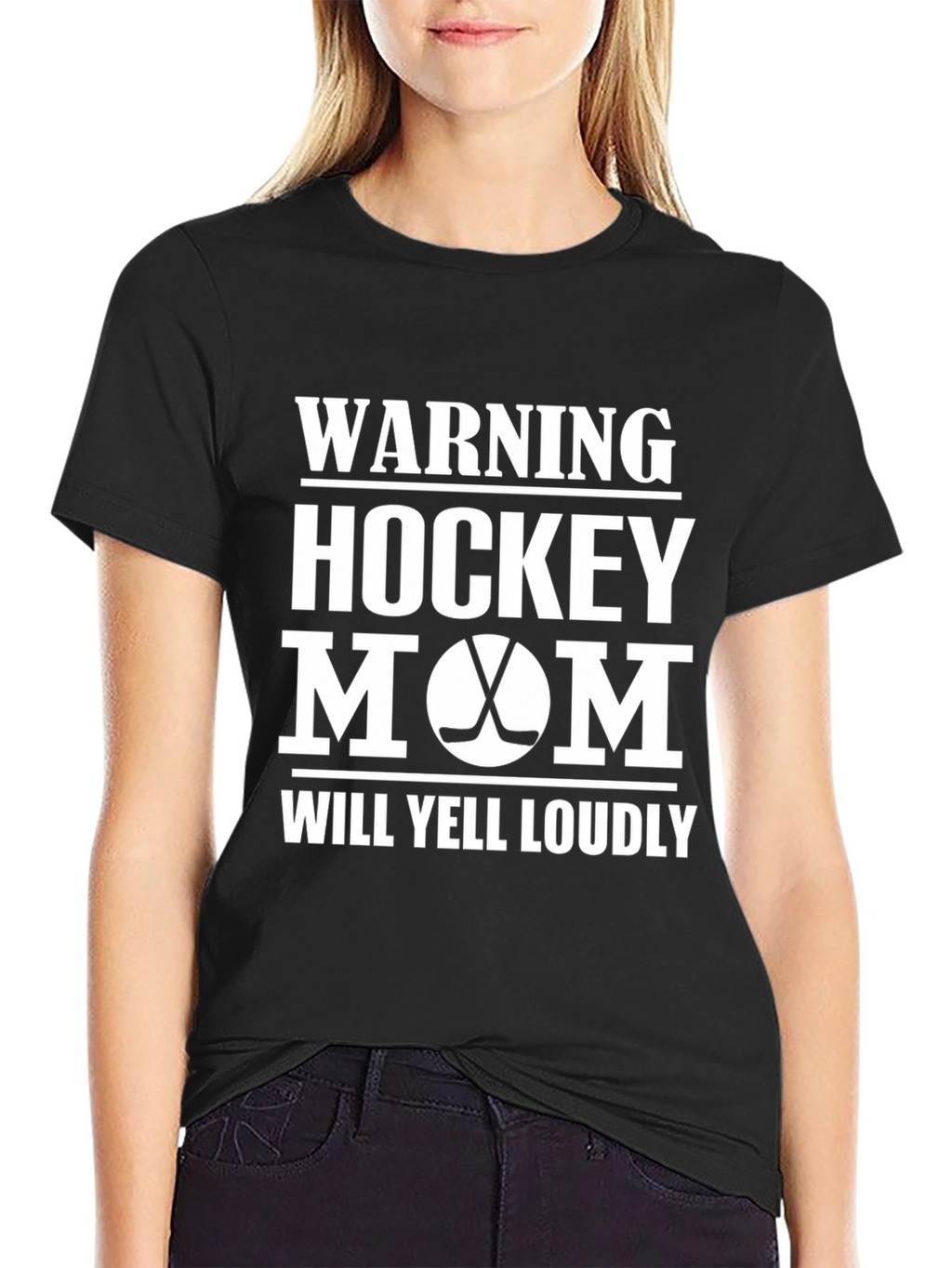 Warning Hockey Mom T-Shirt