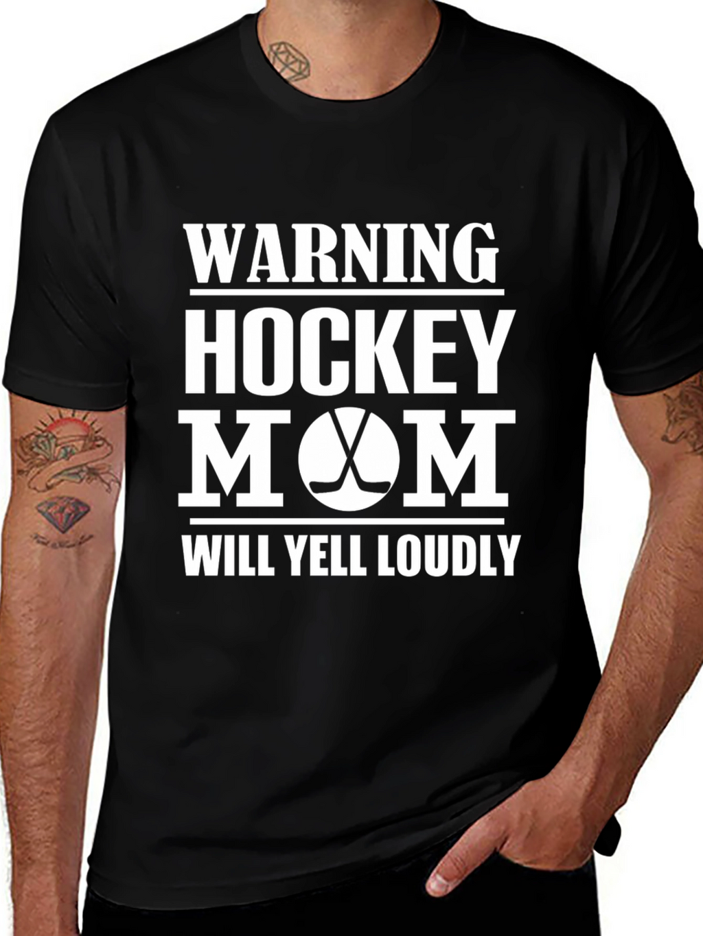 Warning Hockey Mom T-Shirt