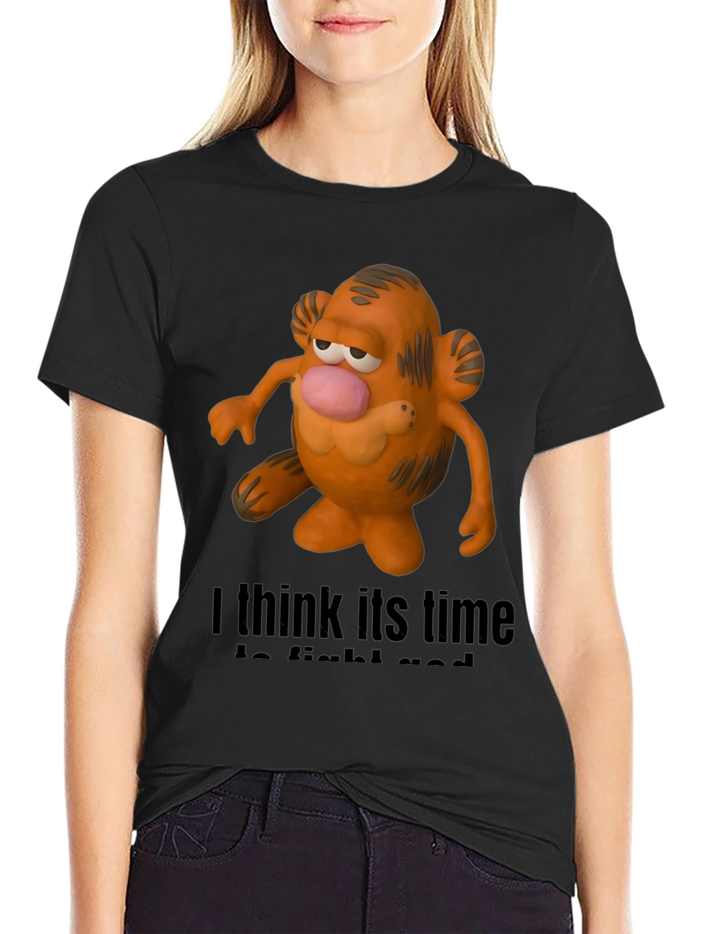 Potato Head Garfield Graphic Tee