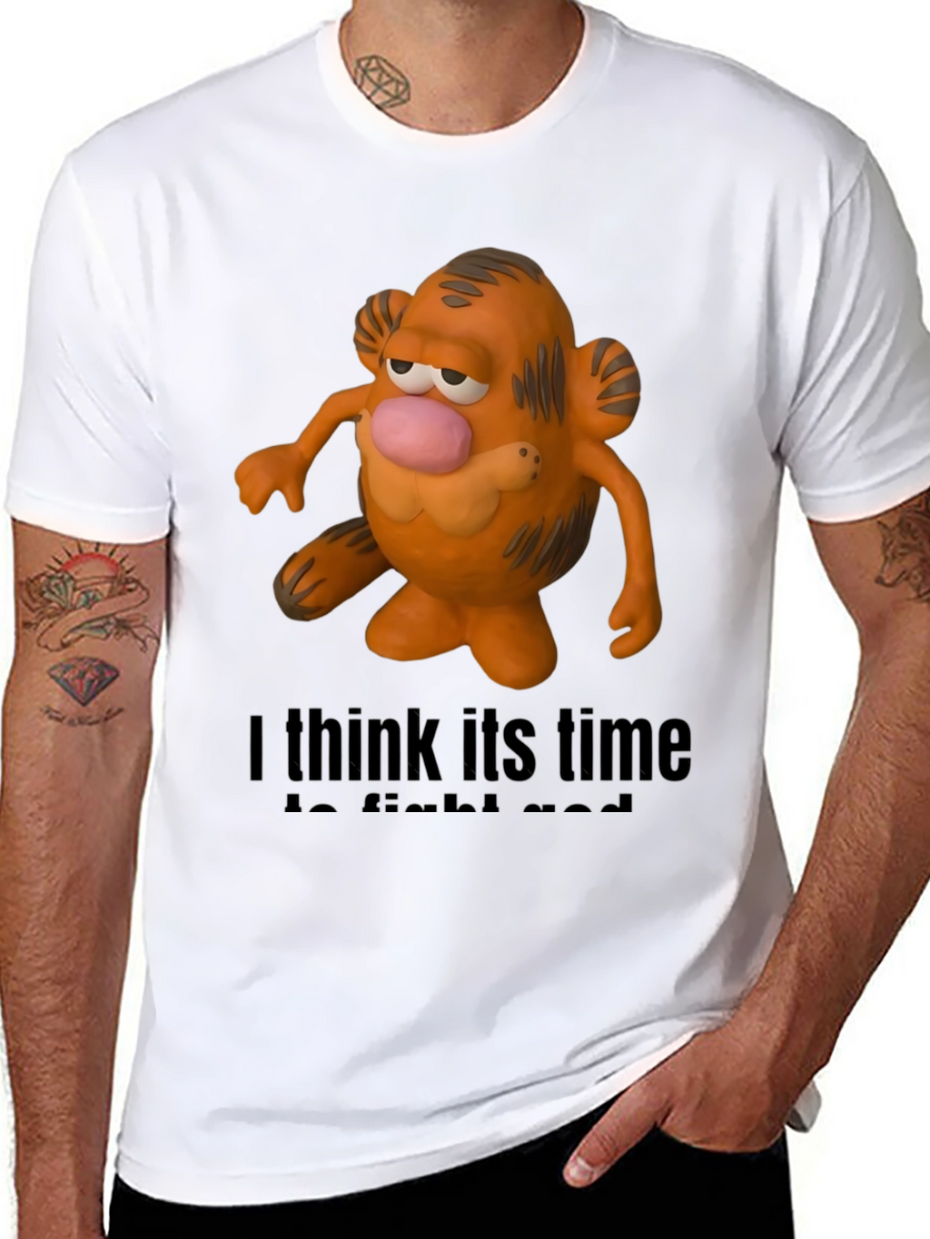 Potato Head Garfield Graphic Tee