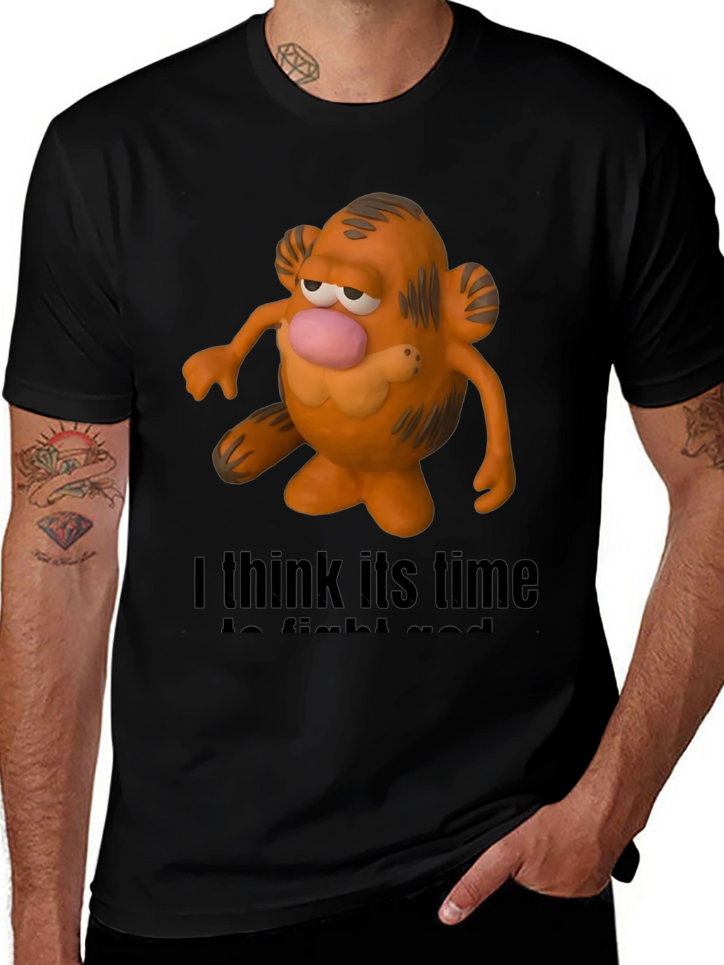 Potato Head Garfield Graphic Tee