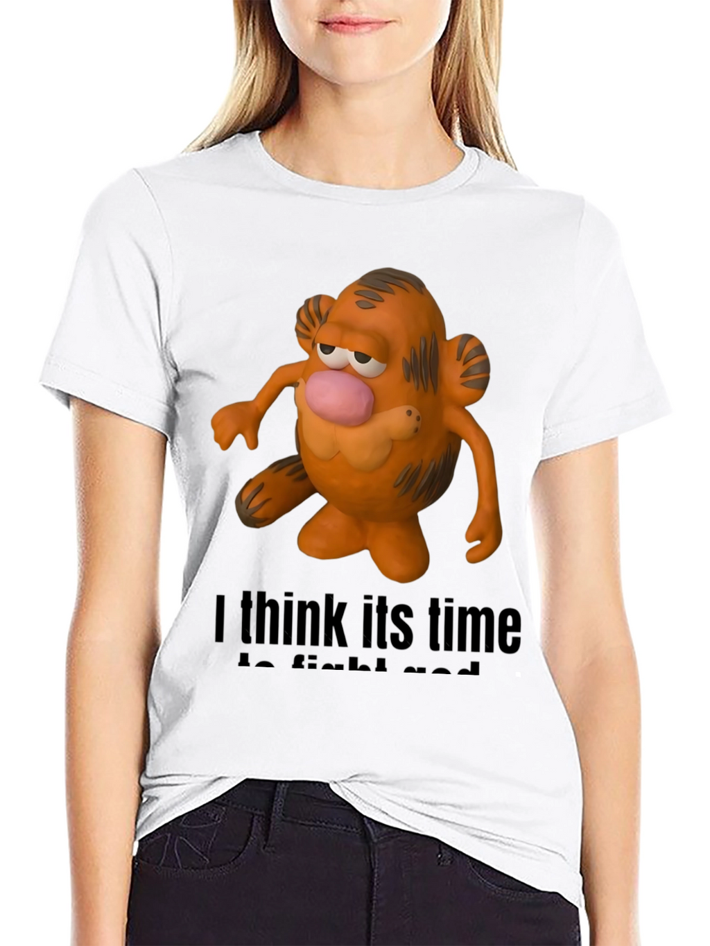 Potato Head Garfield Graphic Tee