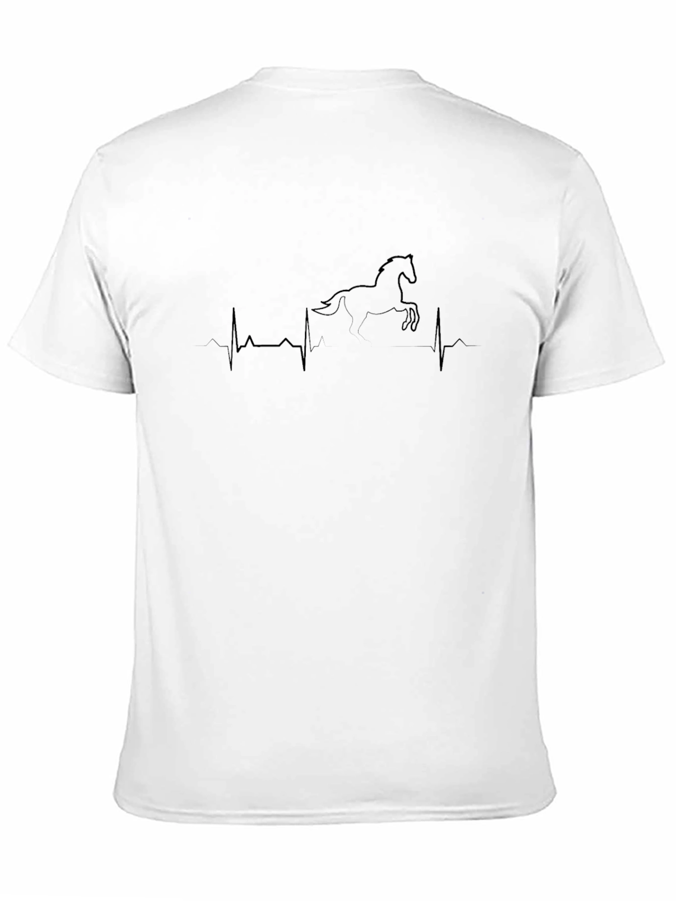Horse Heartbeat T-Shirt - Equestrian Style