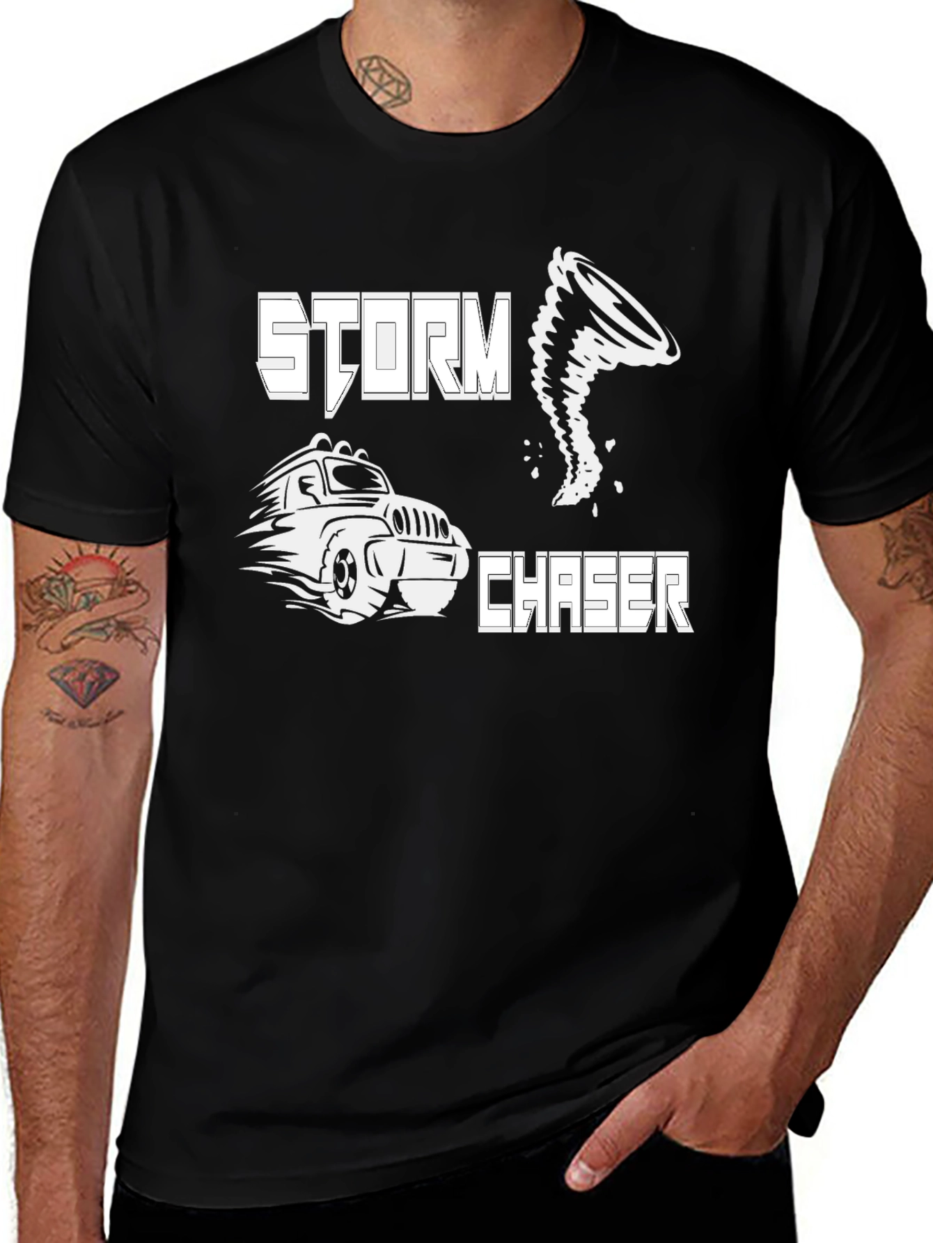 Storm Chaser Graphic T-Shirt - Weather Enthusiast Apparel