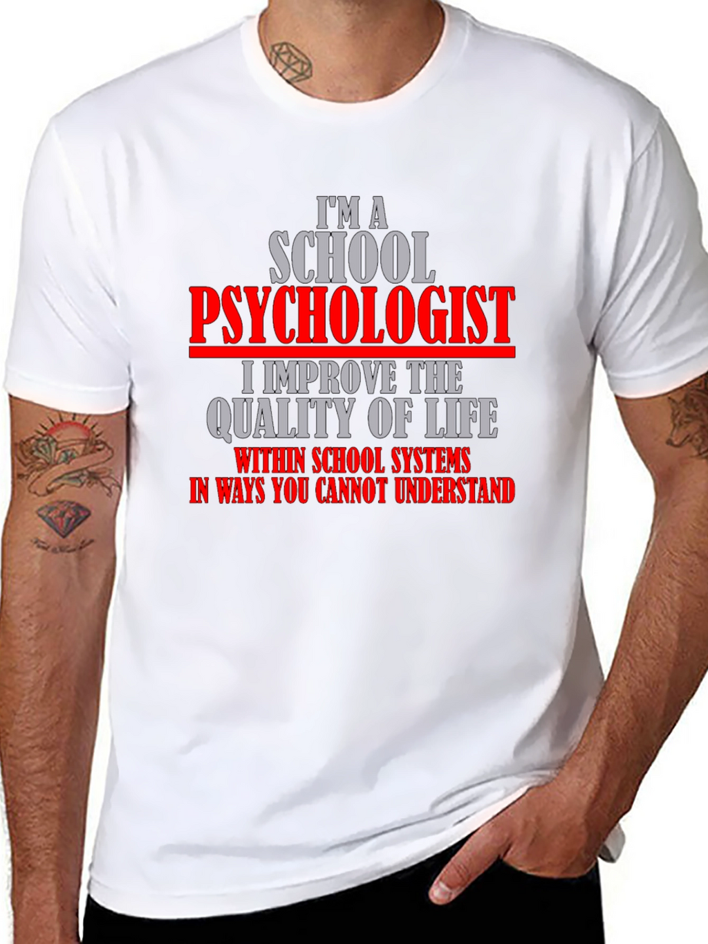 School Psychologist T-Shirt - Improve Life Quality