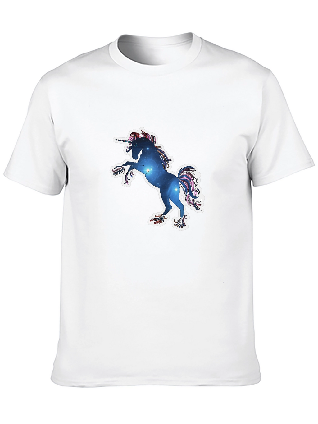Unicorn Galaxy Graphic Tee - Black