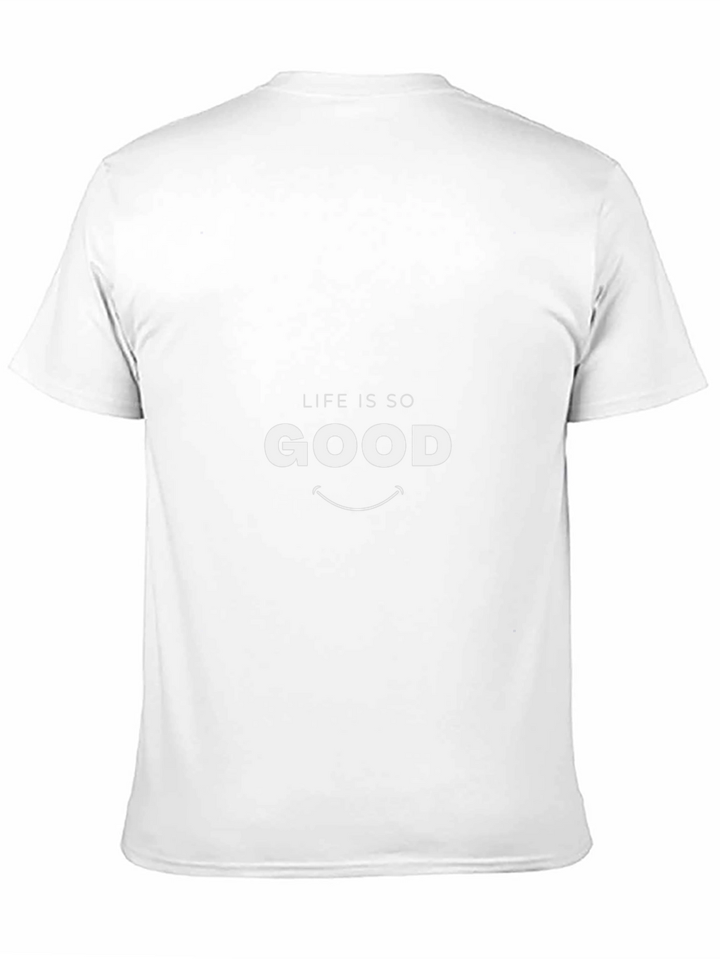 Life is So Good Black Graphic Tee