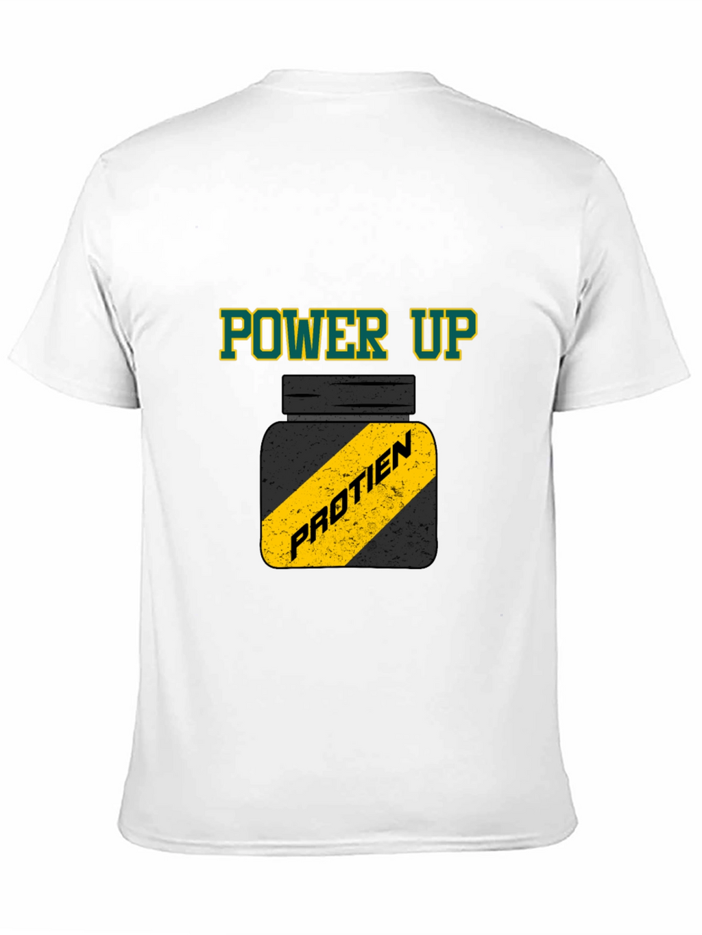 Power Up Protein Gym T-Shirt - Black