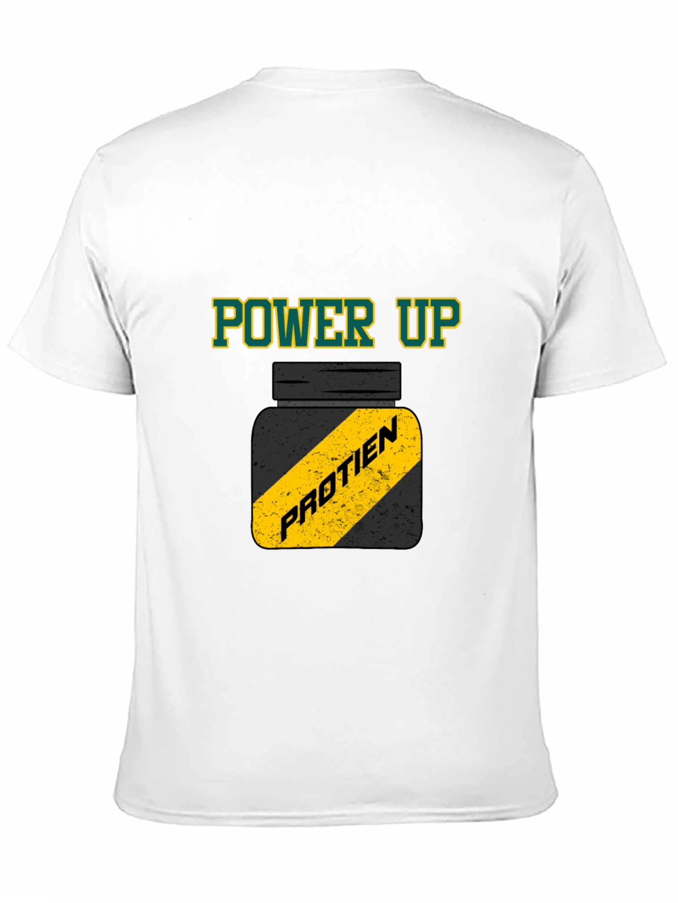 Power Up Protein Gym T-Shirt - Black