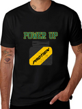 Power Up Protein Gym T-Shirt - Black
