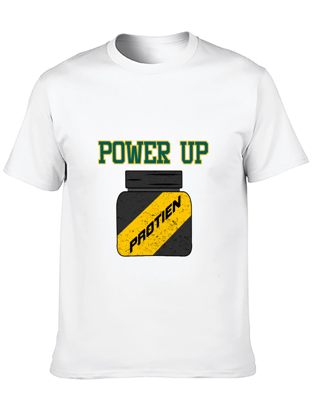 Power Up Protein Gym T-Shirt - Black