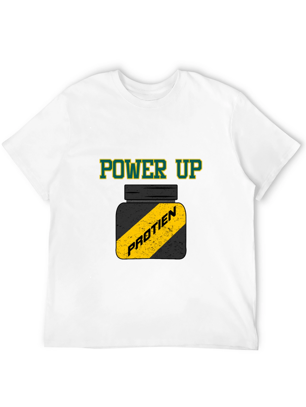 Power Up Protein Gym T-Shirt - Black