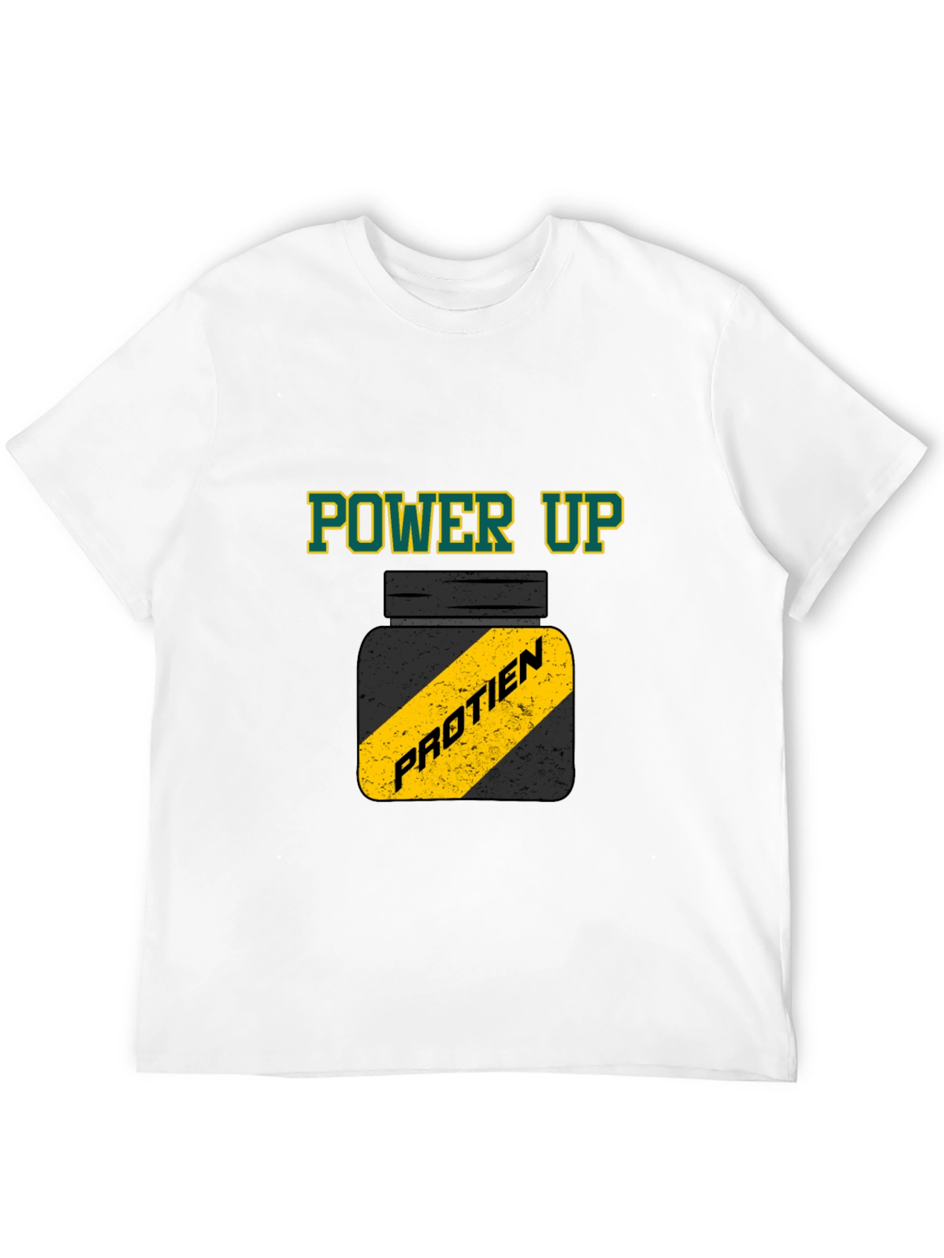 Power Up Protein Gym T-Shirt - Black