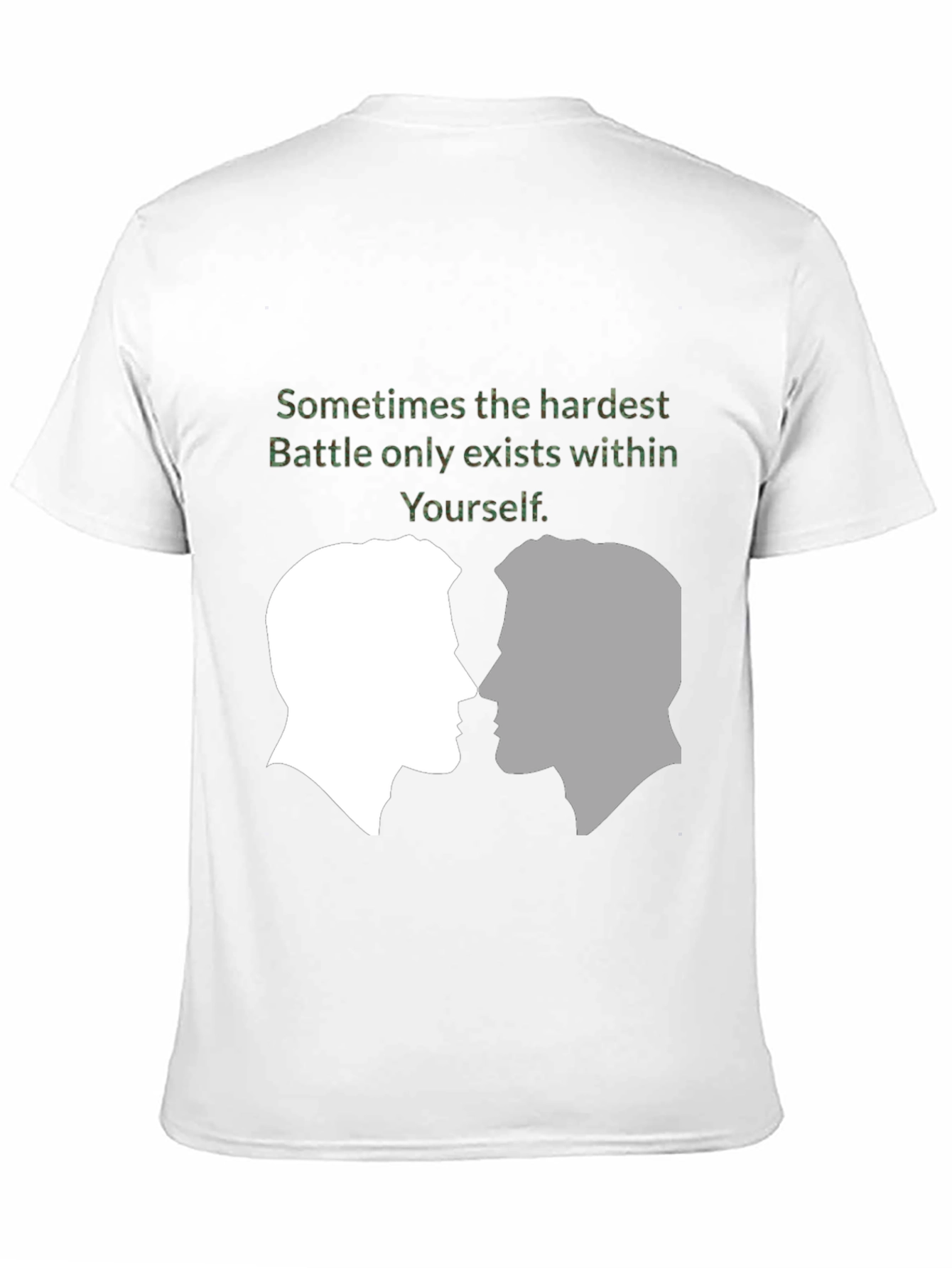 Introspective T-Shirt: Hardest Battle Within Yourself Graphic Tee