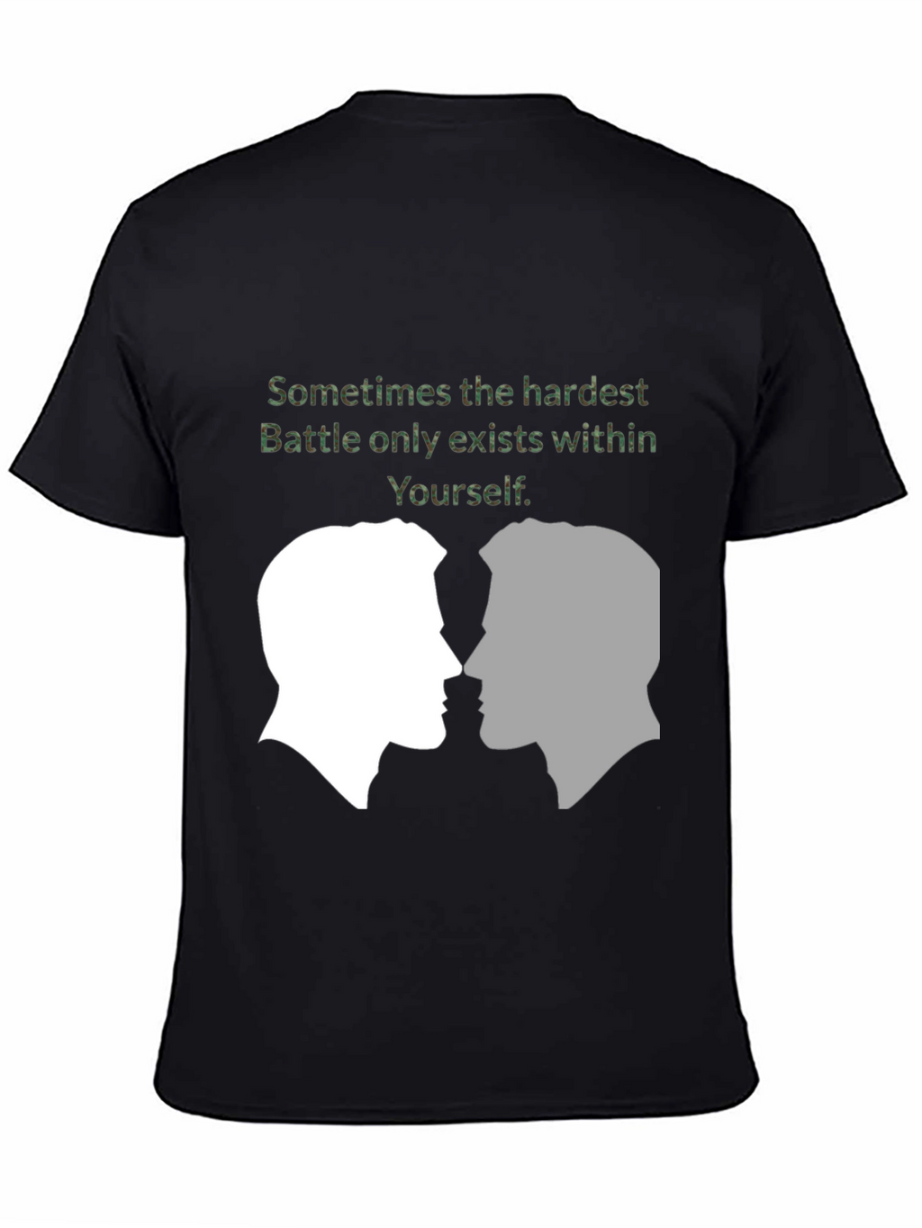 Introspective T-Shirt: Hardest Battle Within Yourself Graphic Tee