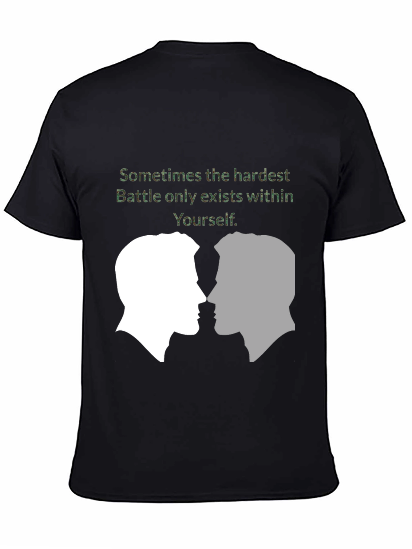 Introspective T-Shirt: Hardest Battle Within Yourself Graphic Tee