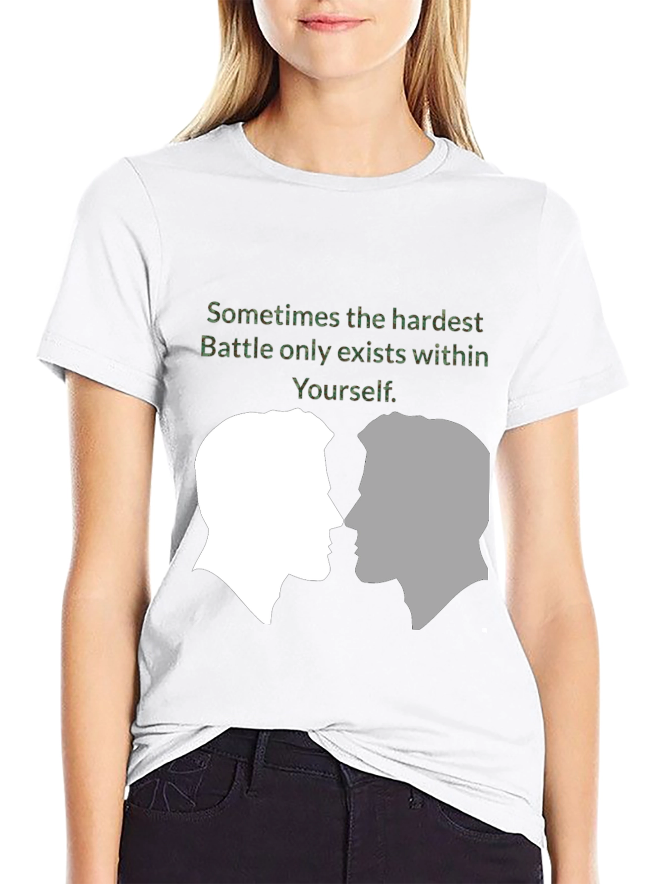 Introspective T-Shirt: Hardest Battle Within Yourself Graphic Tee