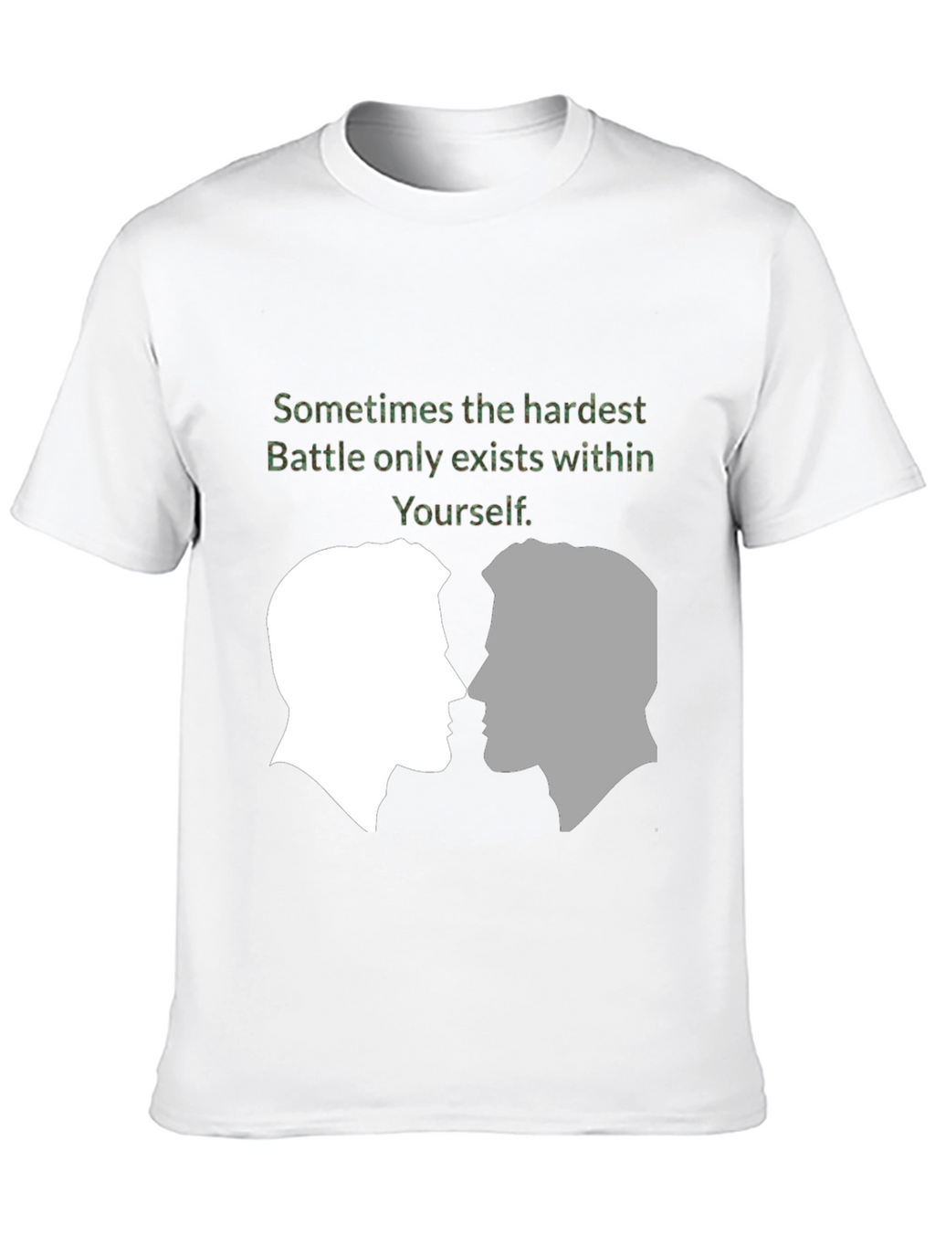 Introspective T-Shirt: Hardest Battle Within Yourself Graphic Tee