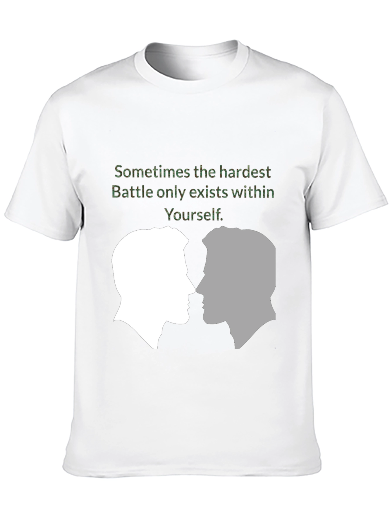 Introspective T-Shirt: Hardest Battle Within Yourself Graphic Tee