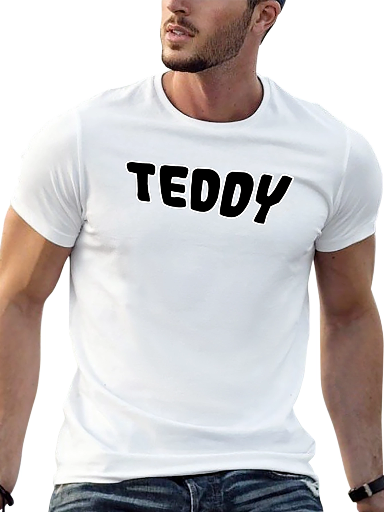 Teddy Graphic Black T-Shirt
