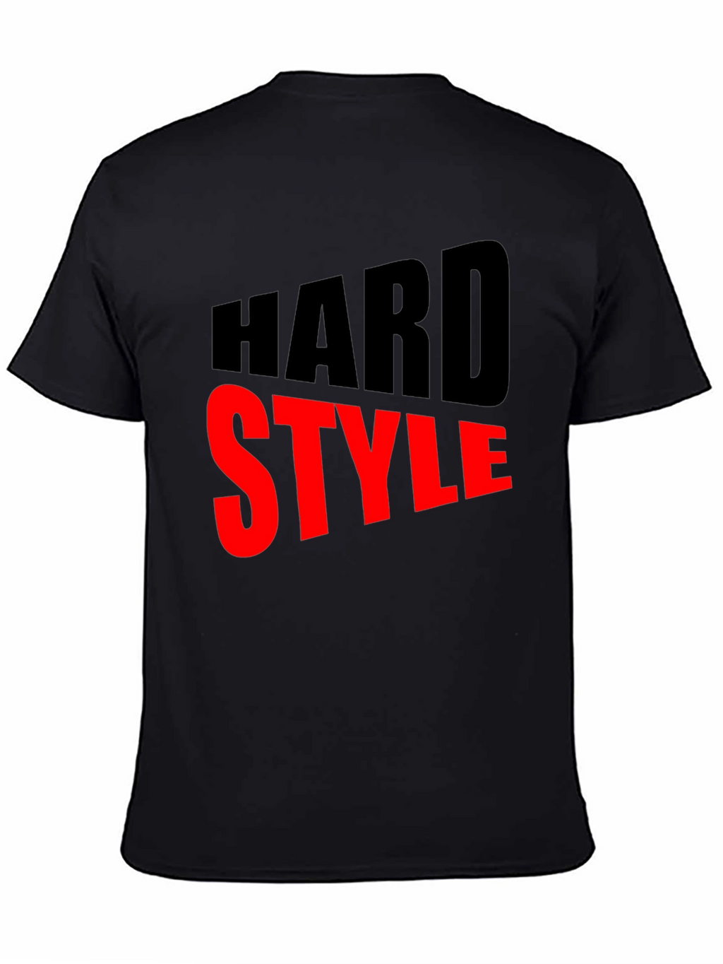 Hard Style Graphic Tee - Bold Black T-Shirt