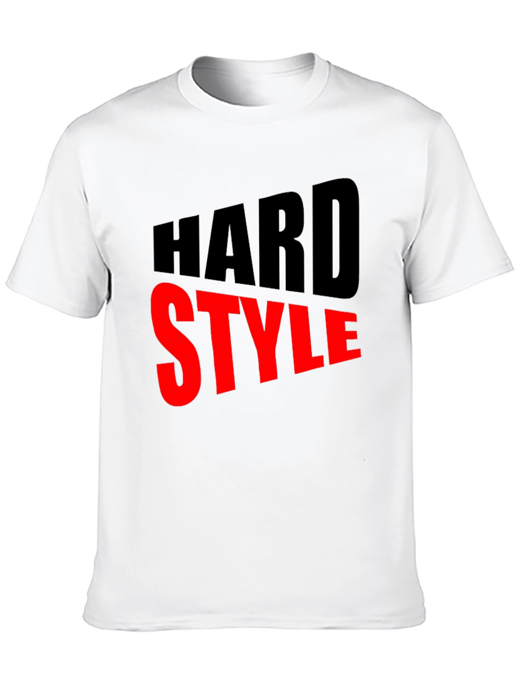 Hard Style Graphic Tee - Bold Black T-Shirt