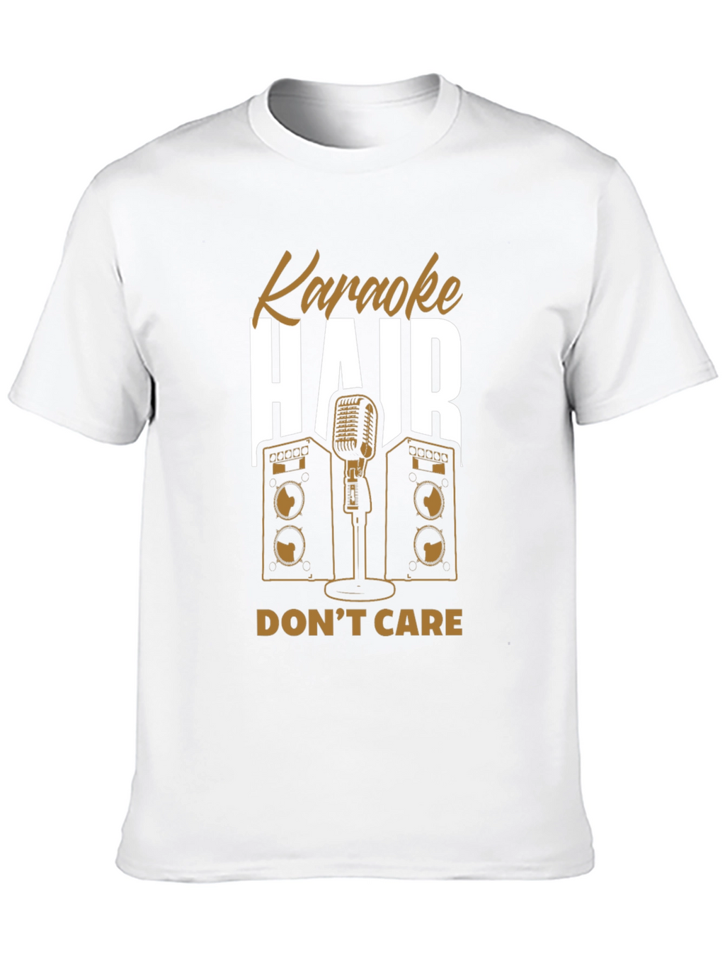 Karaoke Hair Dont Care Graphic Tee