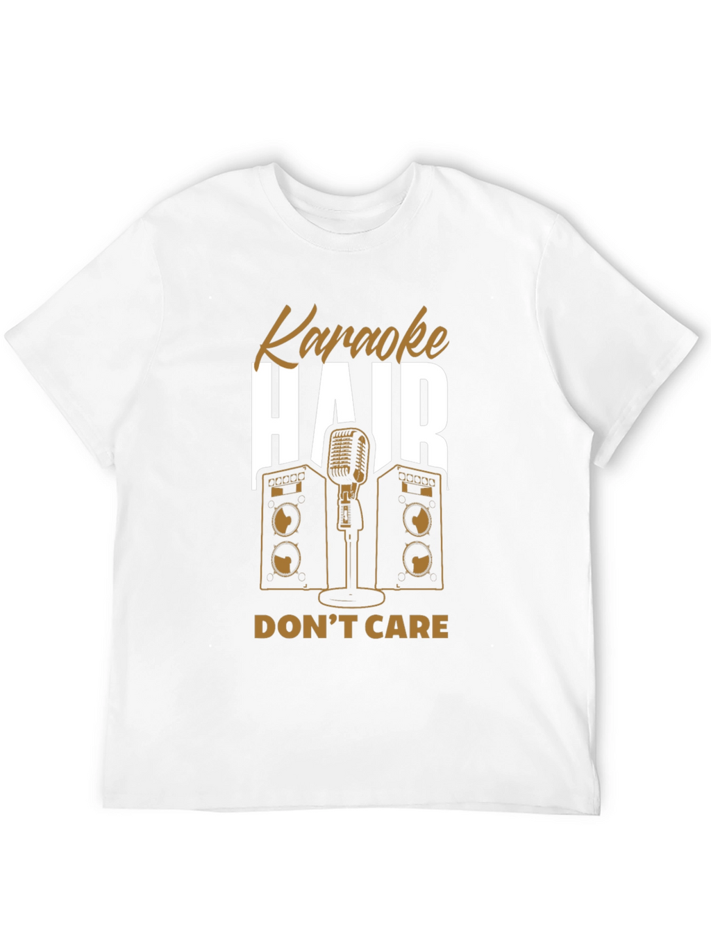 Karaoke Hair Dont Care Graphic Tee