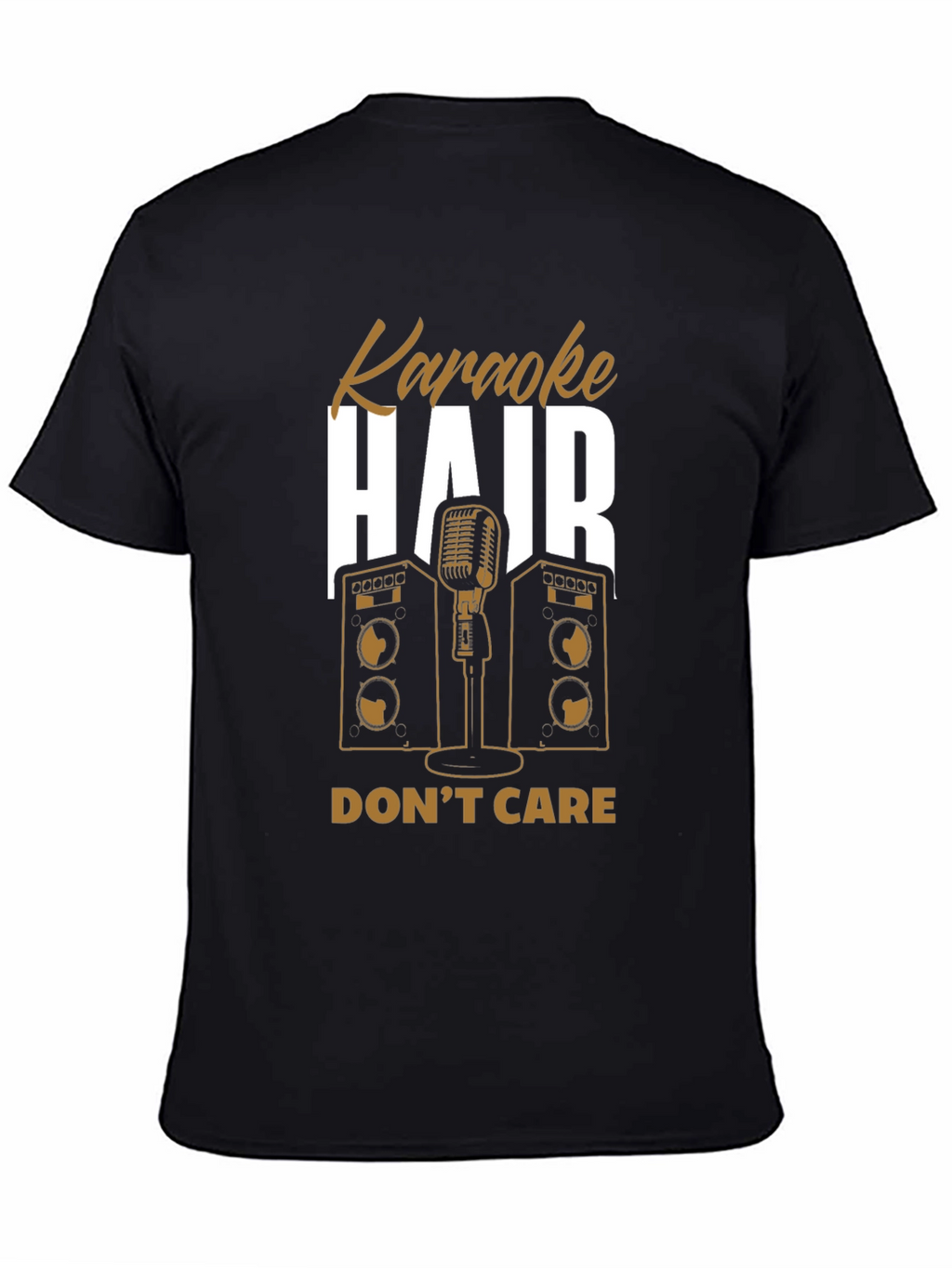 Karaoke Hair Dont Care Graphic Tee