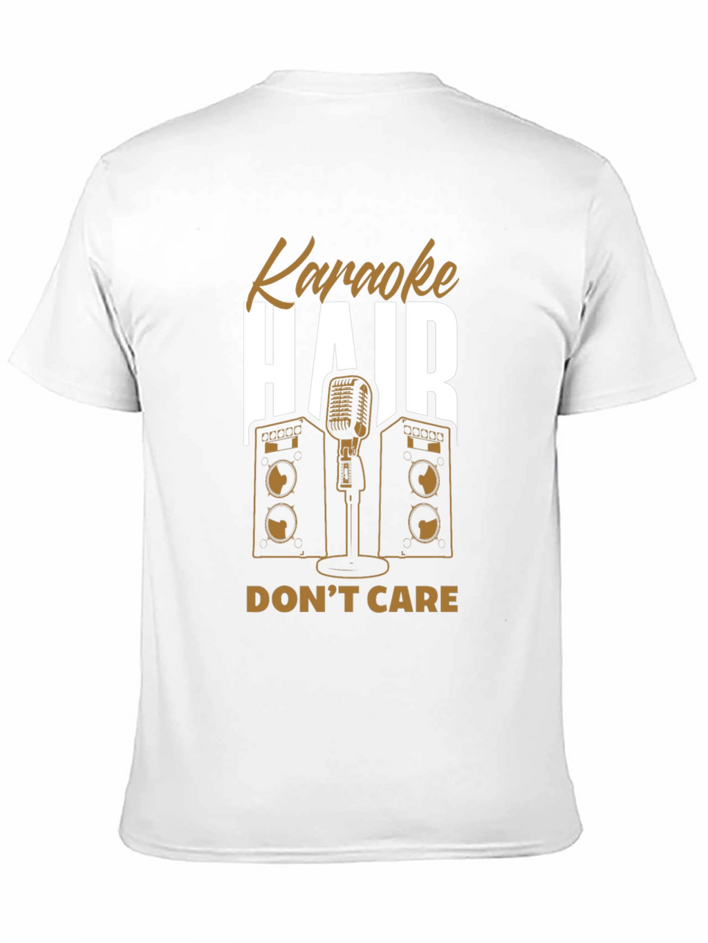 Karaoke Hair Dont Care Graphic Tee