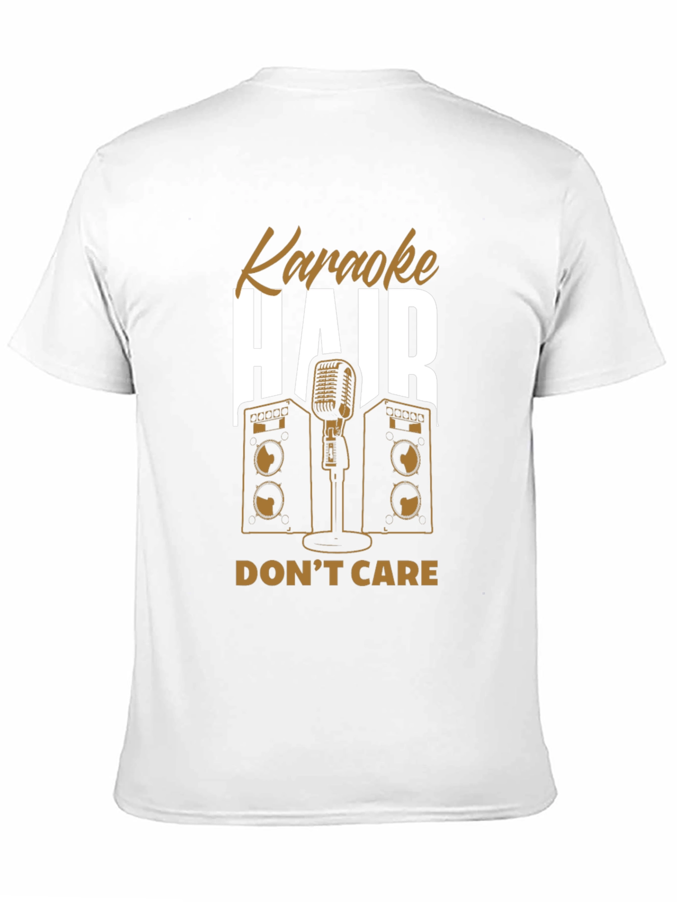 Karaoke Hair Dont Care Graphic Tee