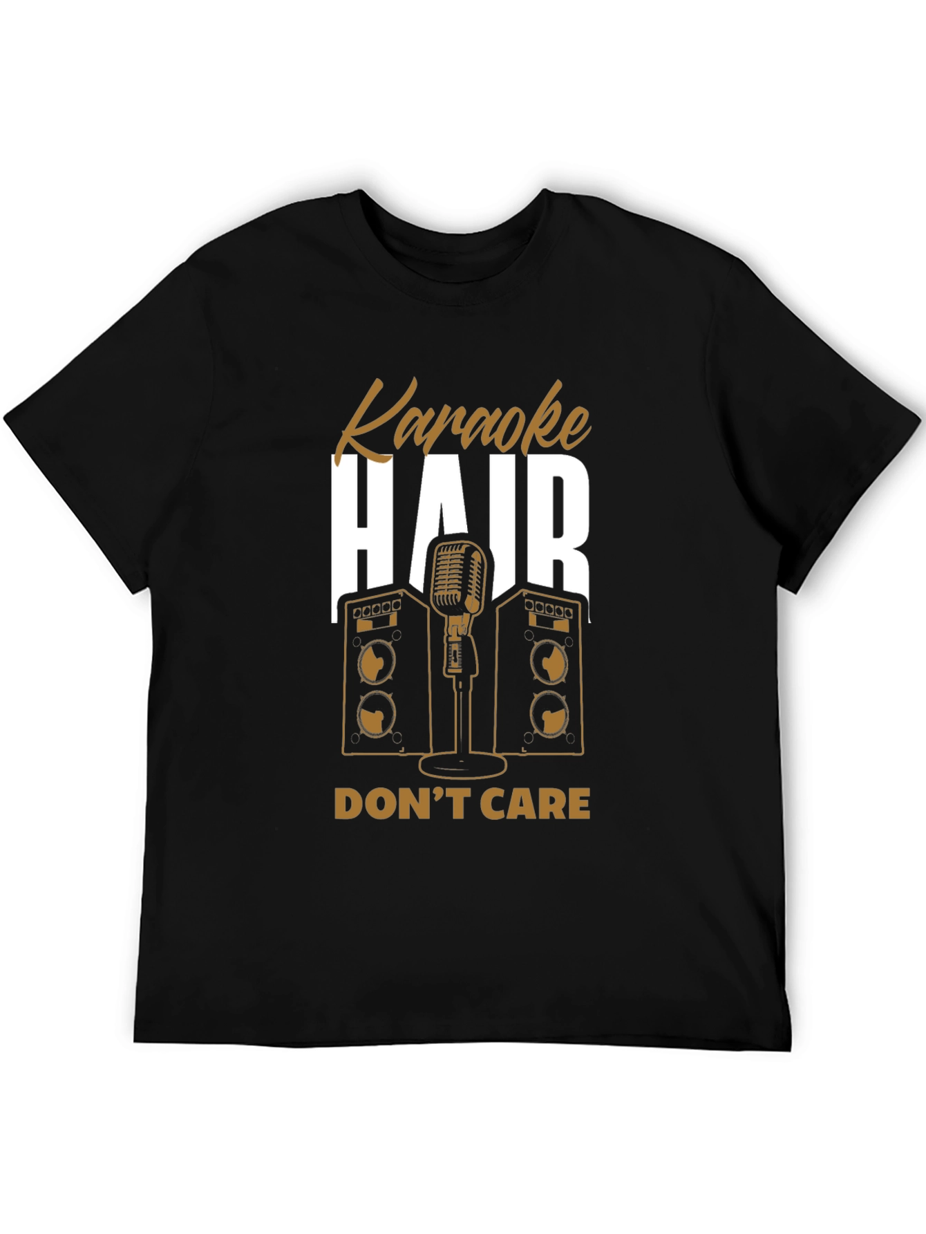 Karaoke Hair Dont Care Graphic Tee