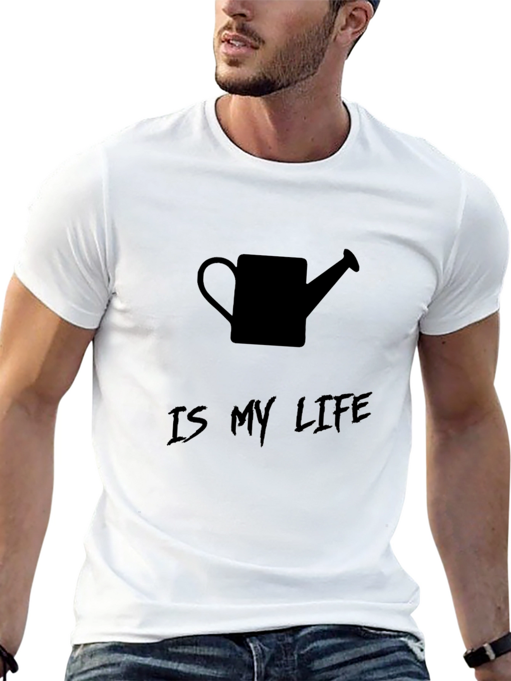Gardeners Life Tee - Black Cotton Graphic T-Shirt