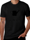 Gardeners Life Tee - Black Cotton Graphic T-Shirt
