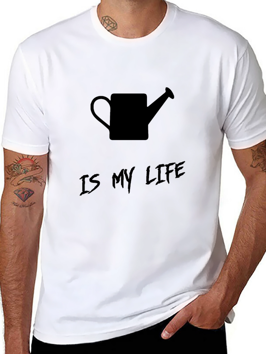 Gardeners Life Tee - Black Cotton Graphic T-Shirt